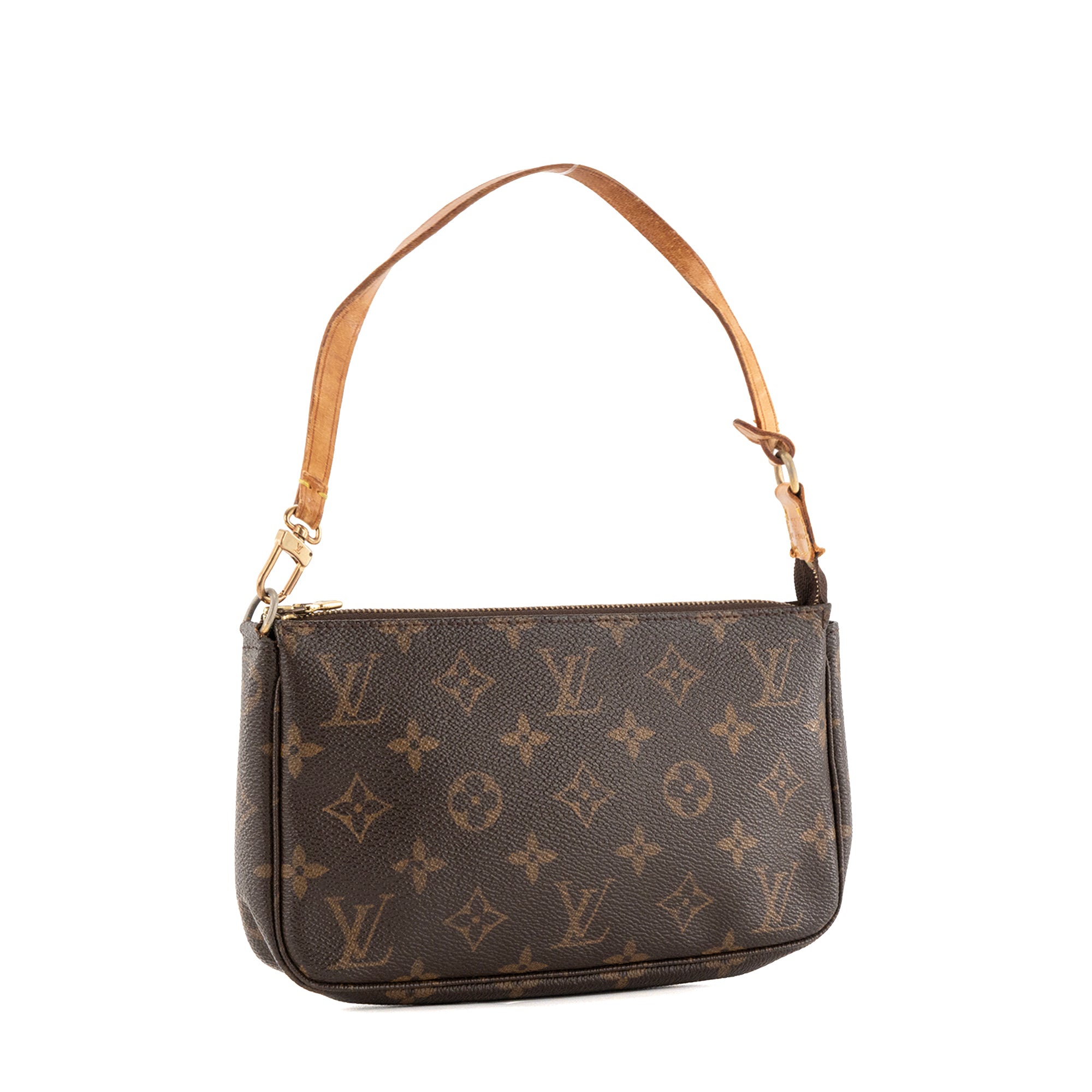 LOUIS VUITTON - Pochette Accessoires Louis Vuitton en toile enduite monogrammée vintage