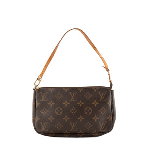 LOUIS VUITTON - Pochette Accessoires Louis Vuitton en toile enduite monogrammée vintage