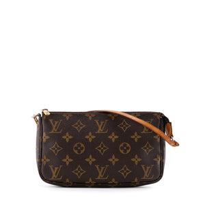 LOUIS VUITTON - Pochette Accessoires Louis Vuitton en toile enduite monogrammée vintage