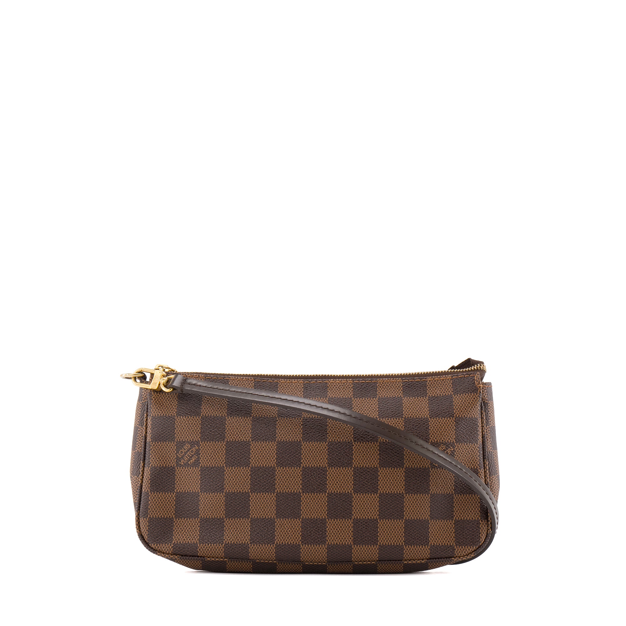 LOUIS VUITTON - Pochette Accessoires NM Louis Vuitton en toile enduite damier ébène