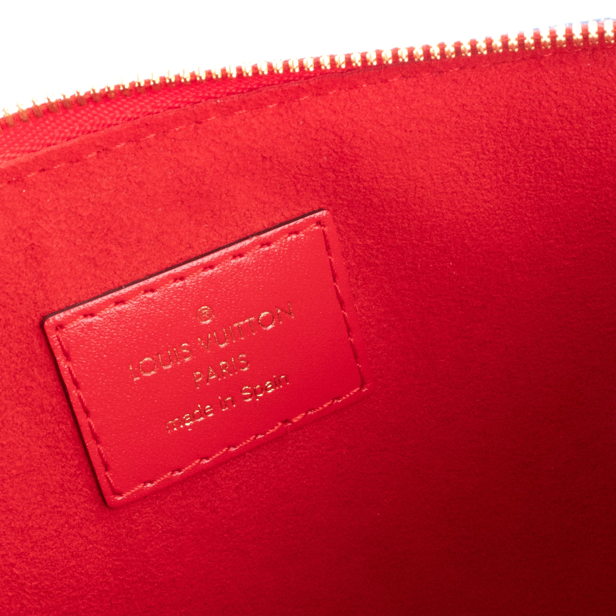 LOUIS VUITTON - Pochette City Louis Vuitton en denim patchwork
