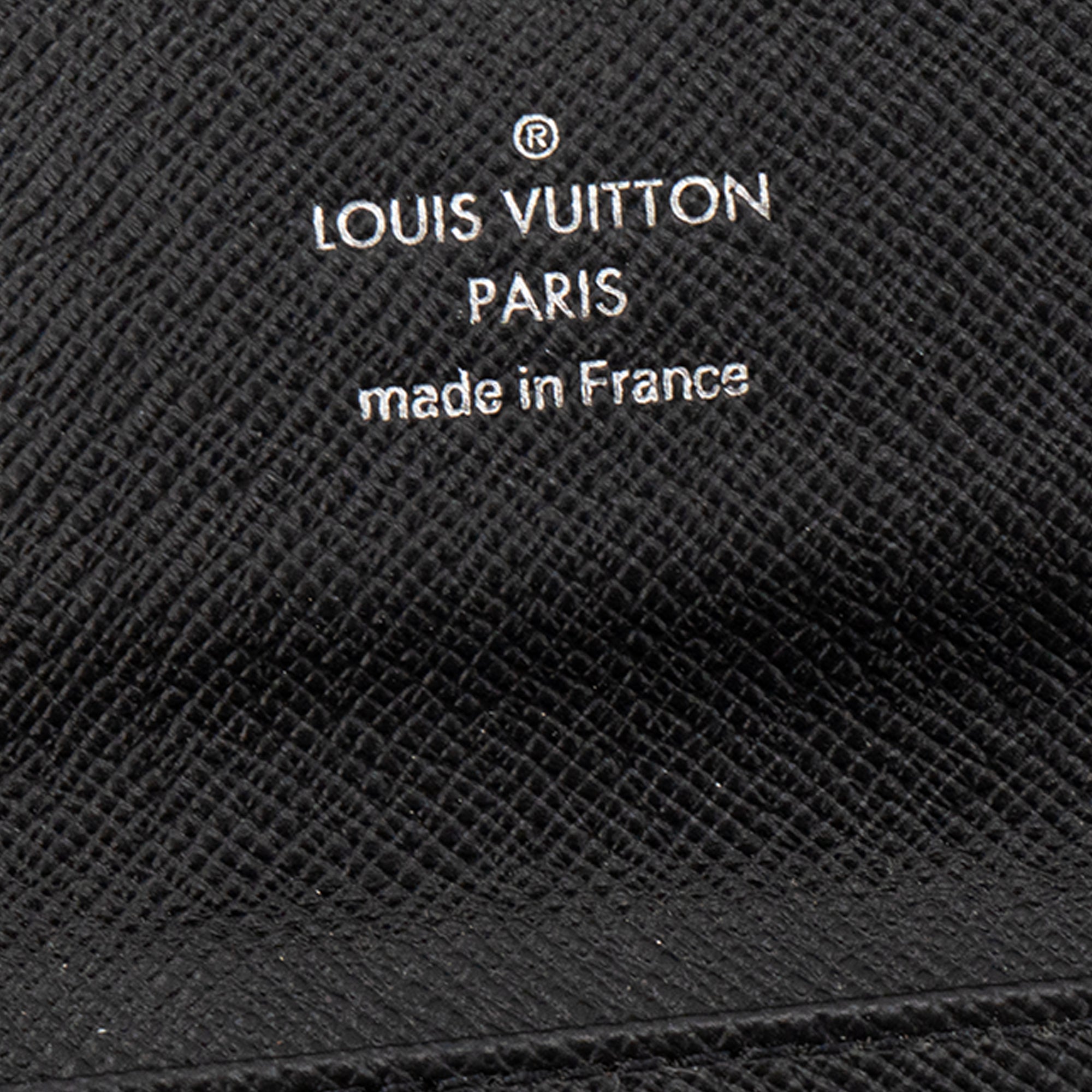 LOUIS VUITTON - Pochette clés Louis Vuitton en toile enduite damier éclipse