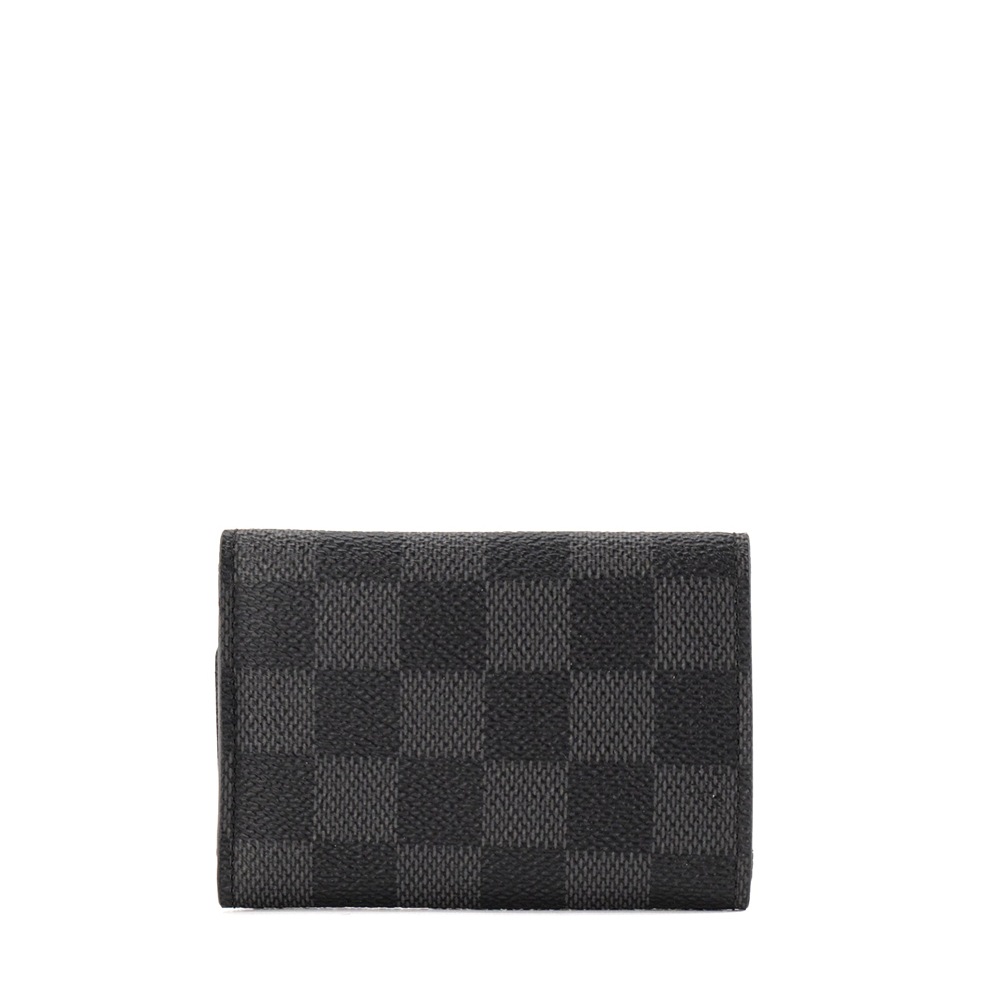 LOUIS VUITTON - Pochette clés Louis Vuitton en toile enduite damier éclipse