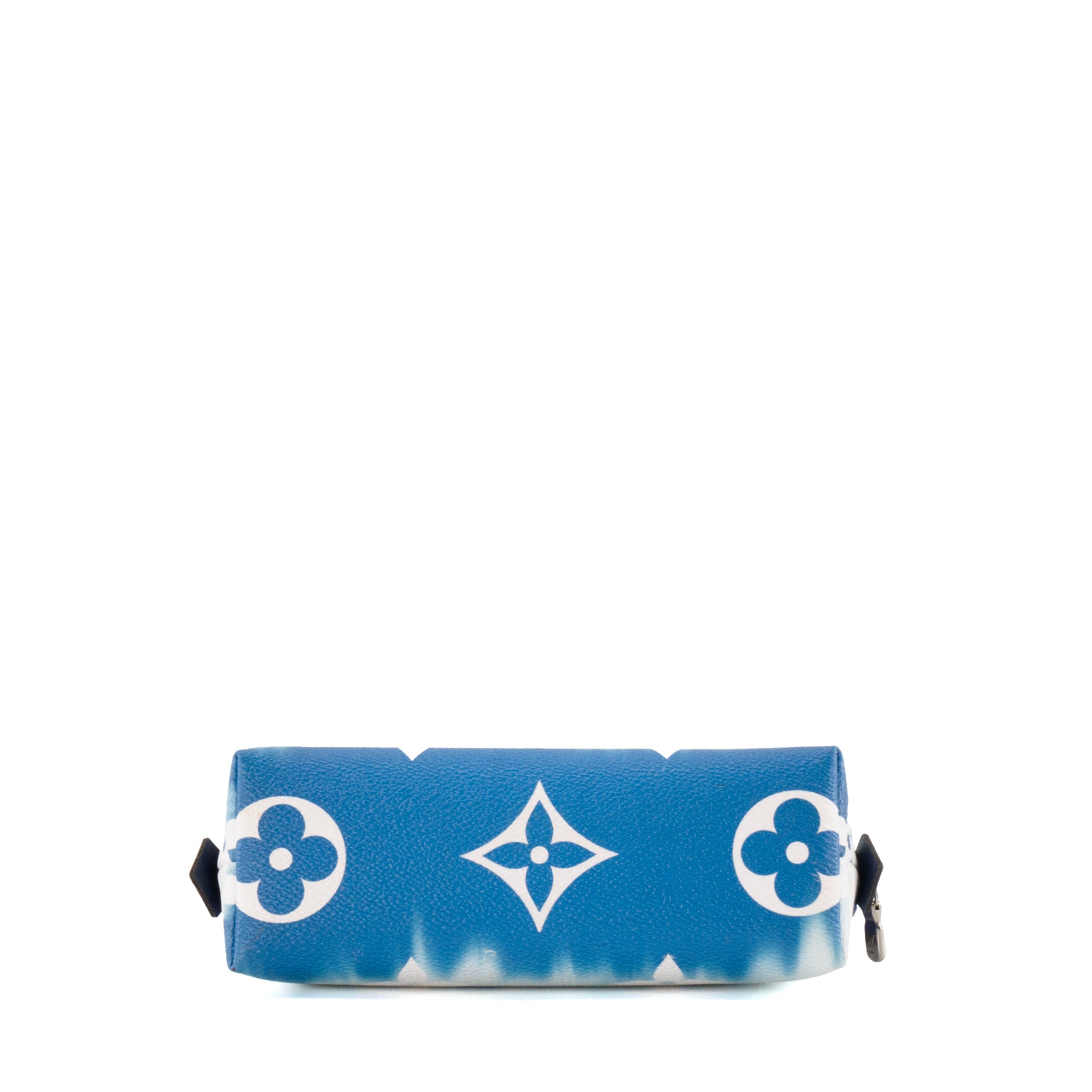 LOUIS VUITTON - Pochette cosmétique Escale Louis Vuitton en toile enduite bleu édition limitée