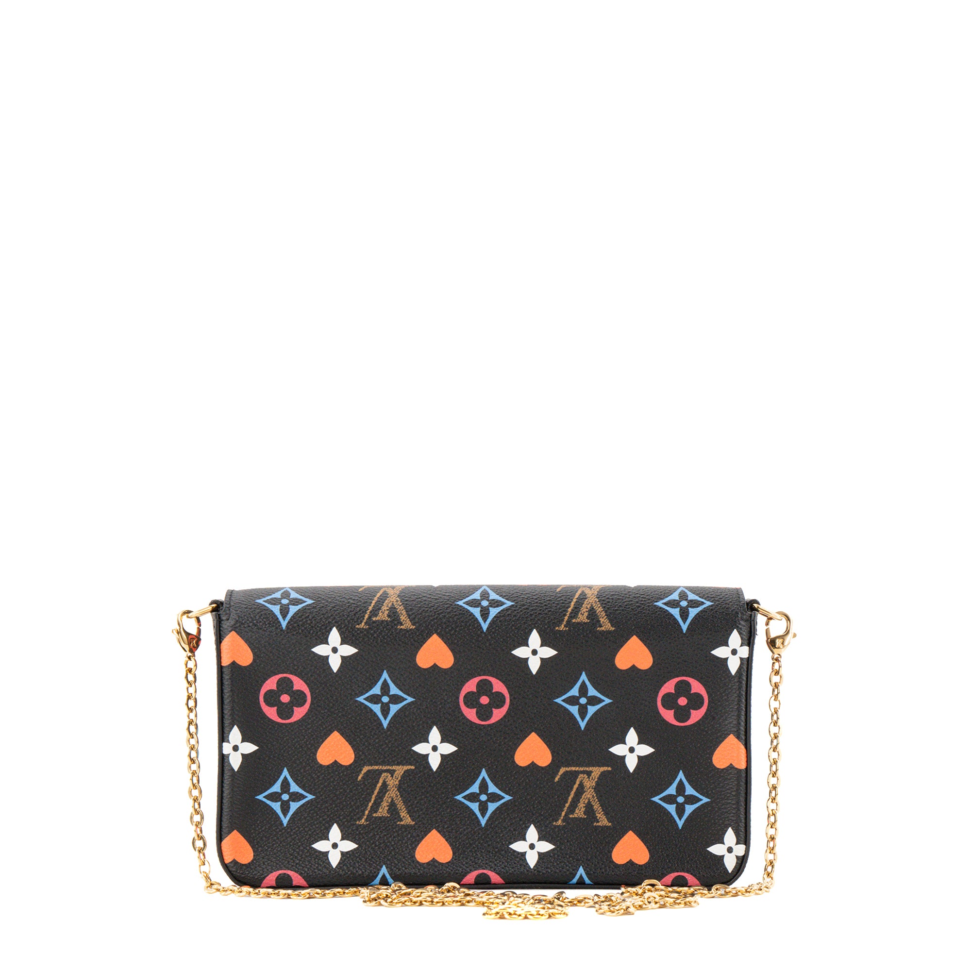 LOUIS VUITTON - Pochette Félicie Game On Louis Vuitton en toile enduite monogrammée multicolore édition limitée