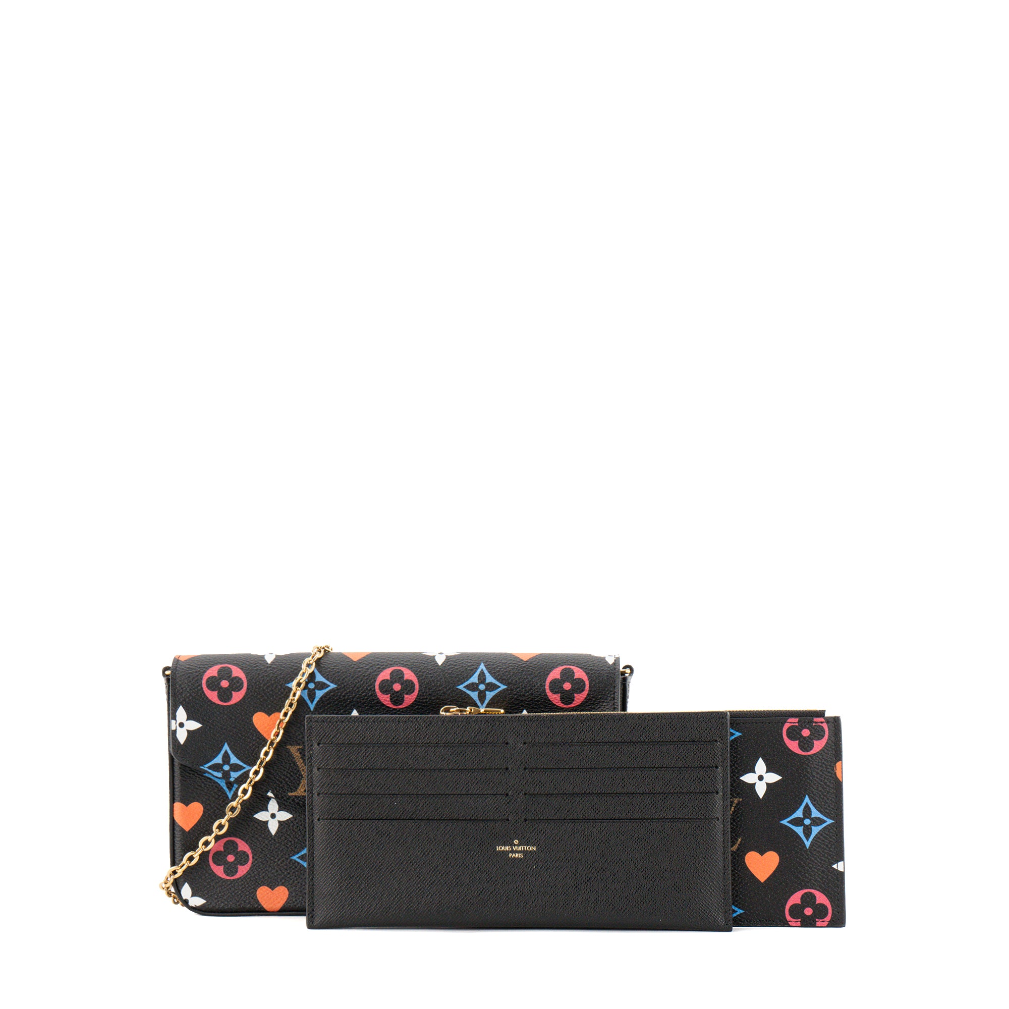 LOUIS VUITTON - Pochette Félicie Game On Louis Vuitton en toile enduite monogrammée multicolore édition limitée