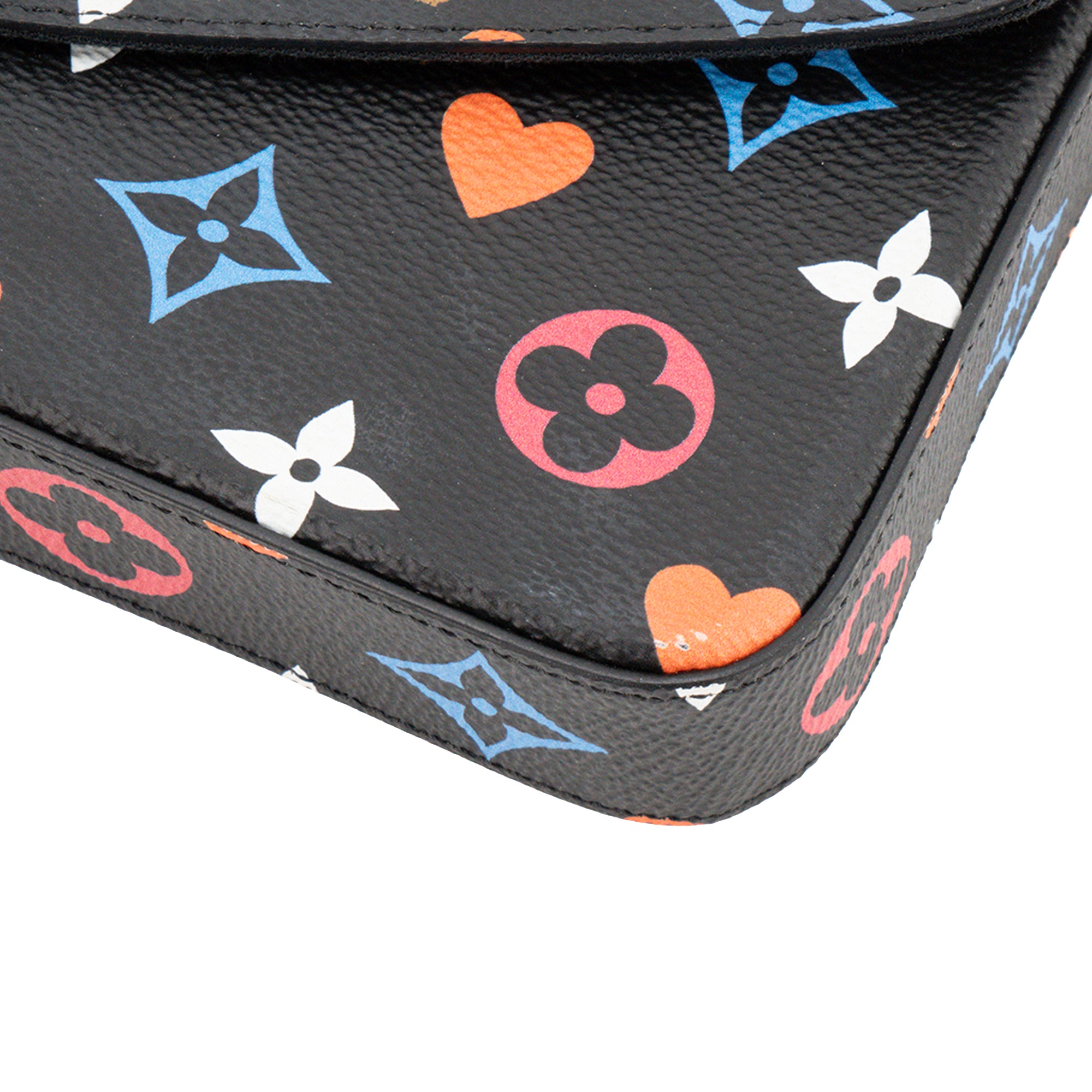 LOUIS VUITTON - Pochette Félicie Game On Louis Vuitton en toile enduite monogrammée multicolore édition limitée