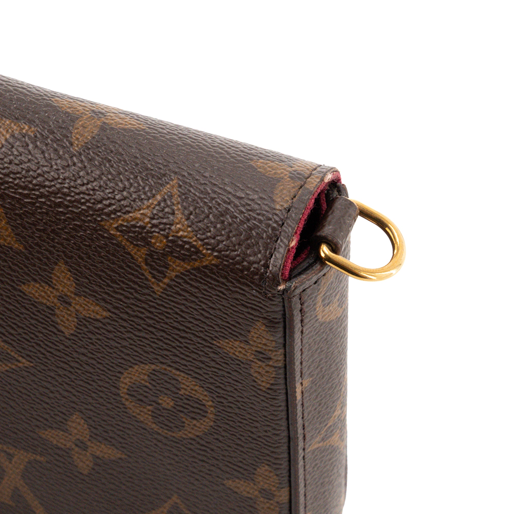 LOUIS VUITTON - Sac à bandoulière Félicie Louis Vuitton en toile enduite monogrammée