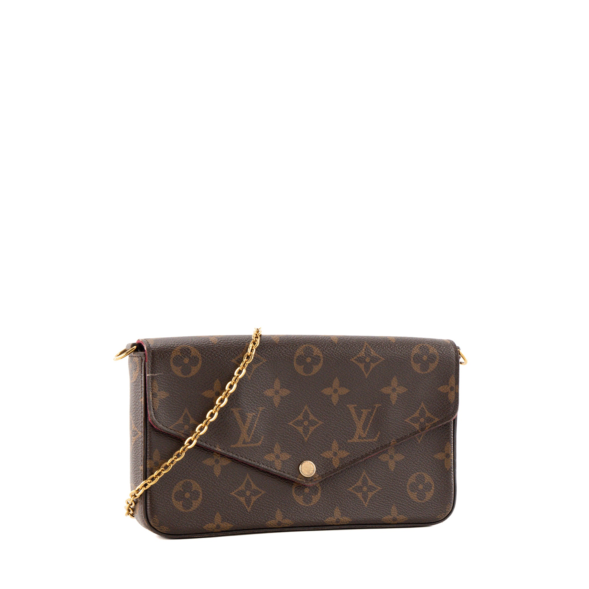 LOUIS VUITTON - Sac à bandoulière Félicie Louis Vuitton en toile enduite monogrammée
