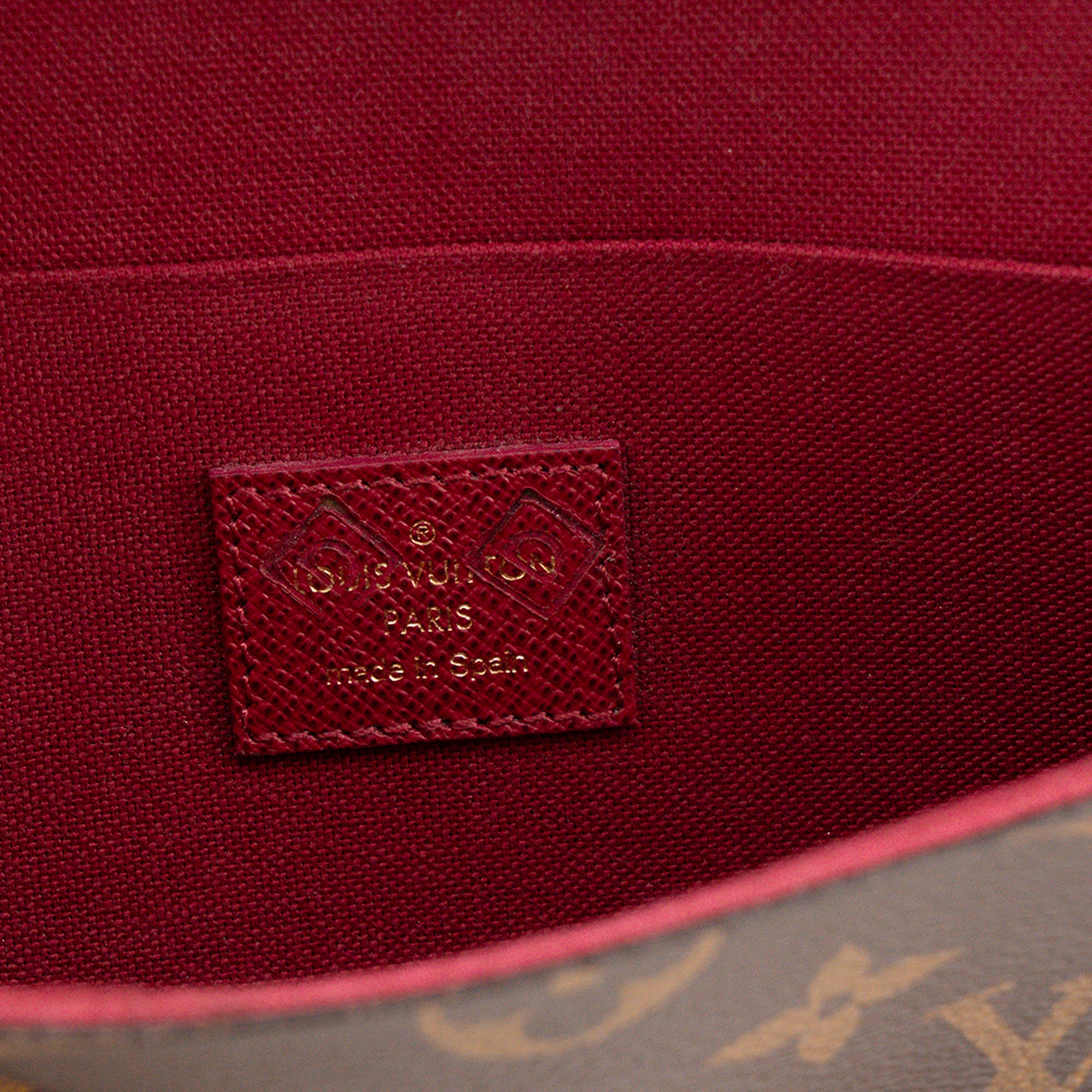 LOUIS VUITTON - Sac à bandoulière Félicie Louis Vuitton en toile enduite monogrammée