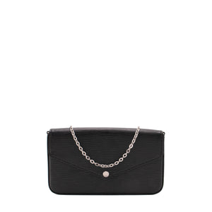 LOUIS VUITTON - Louis Vuitton Pochette Félicie shoulder bag in black epi leather