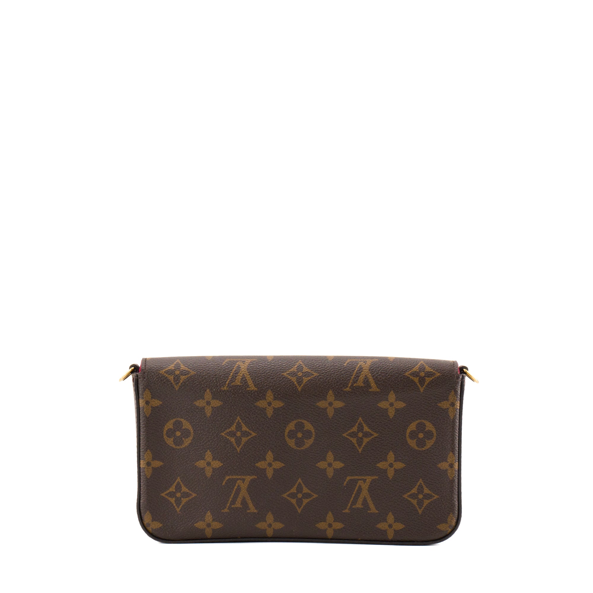 LOUIS VUITTON - Pochette Félicie Louis Vuitton en toile enduite monogrammée