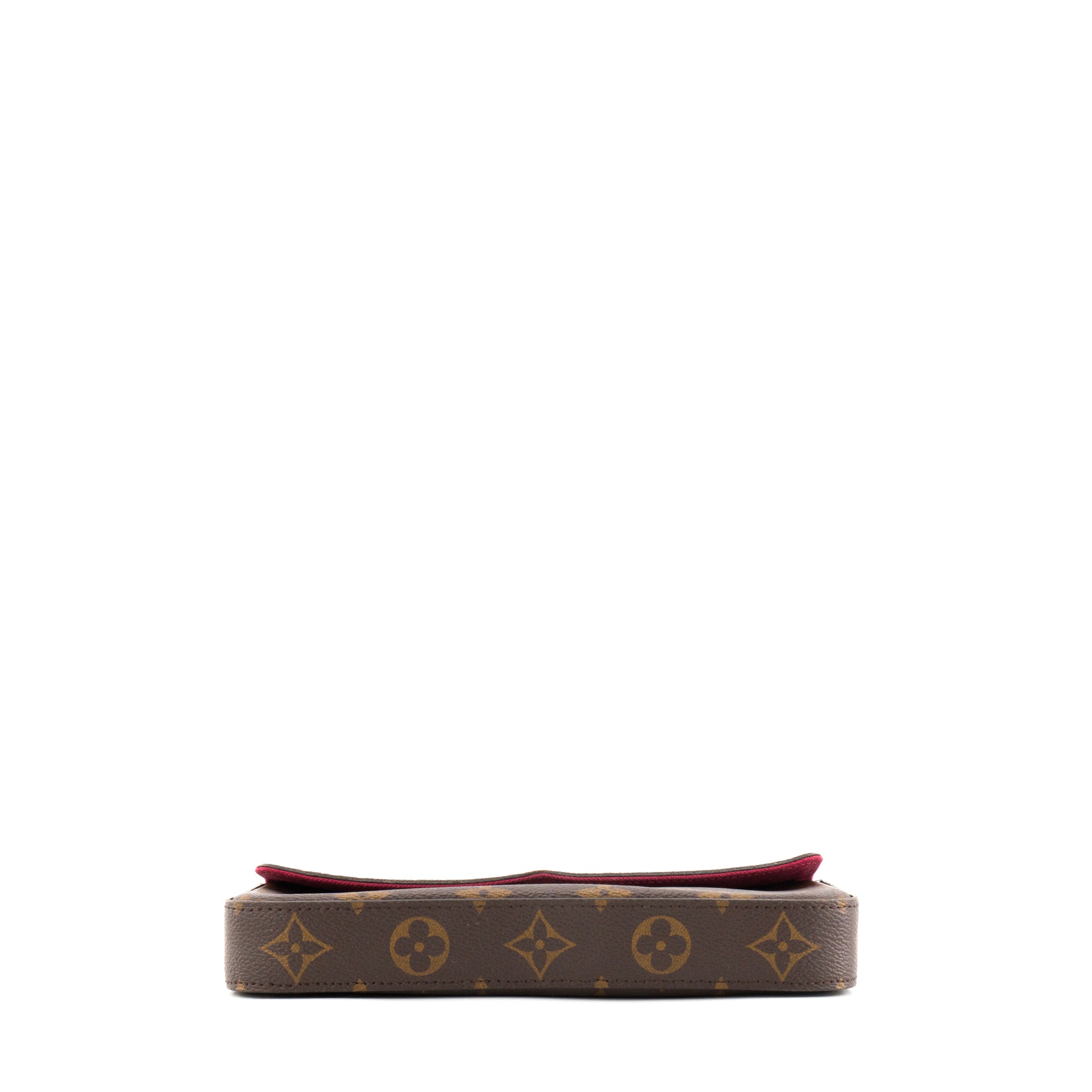 LOUIS VUITTON - Pochette Félicie Louis Vuitton en toile enduite monogrammée