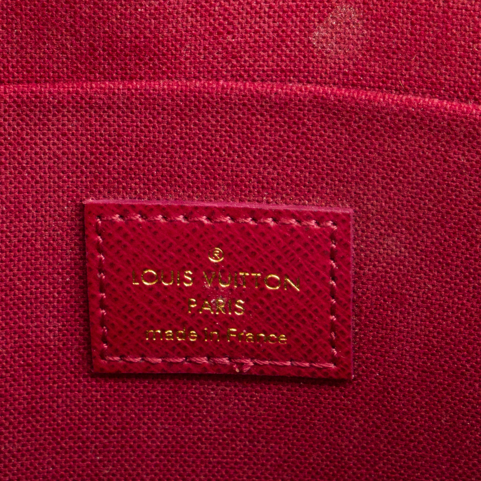 LOUIS VUITTON - Pochette Félicie Louis Vuitton en toile enduite monogrammée