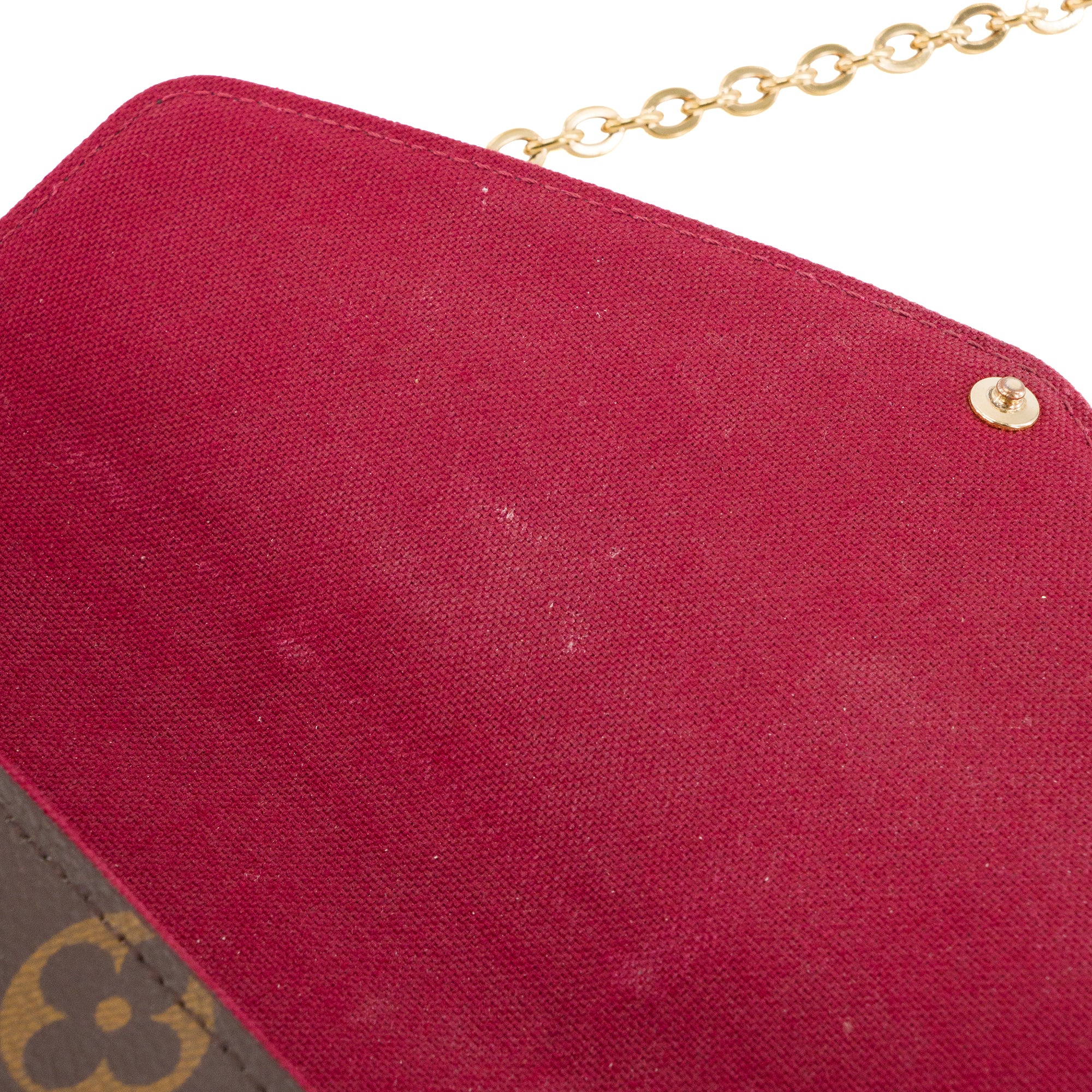 LOUIS VUITTON - Pochette Félicie Louis Vuitton en toile enduite monogrammée