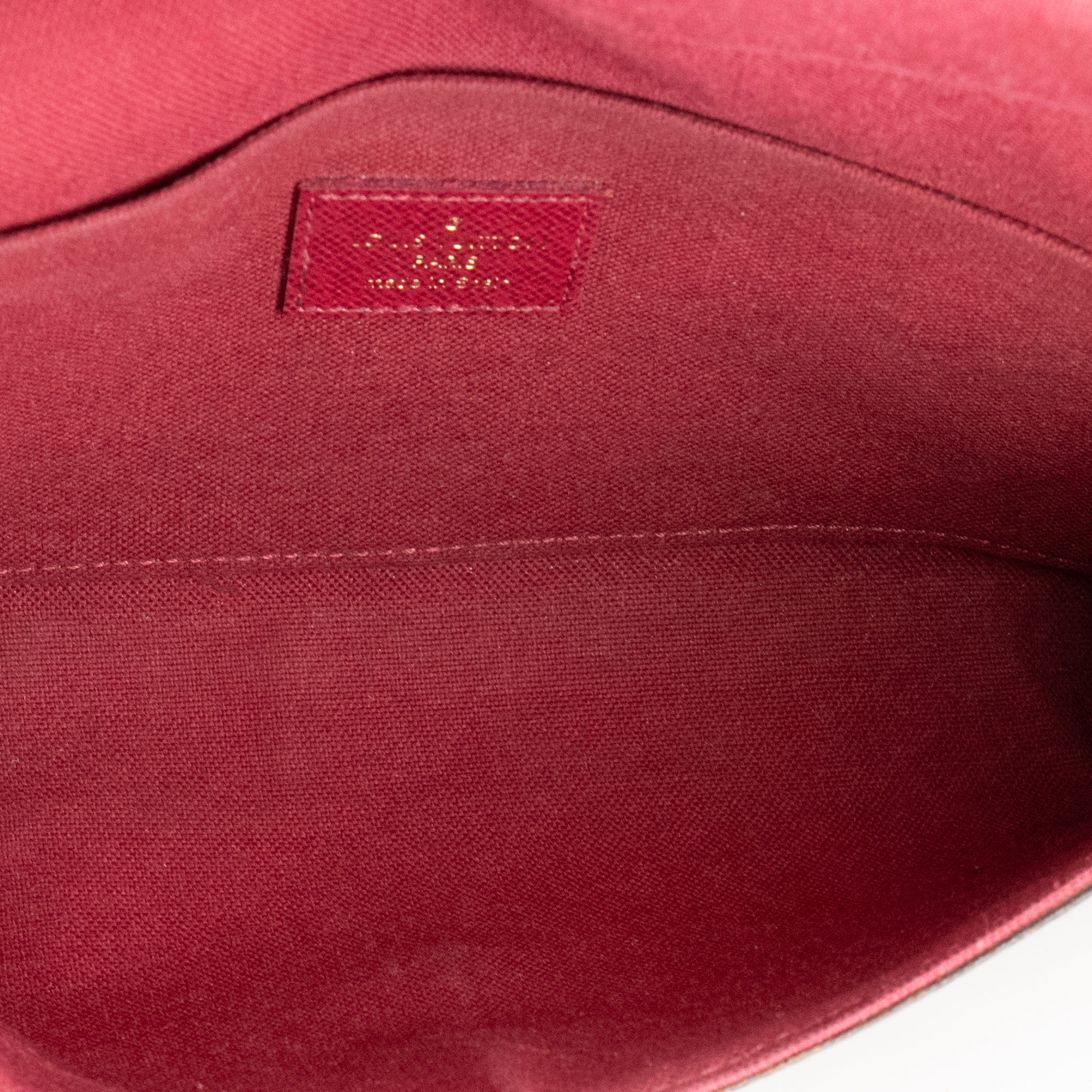 LOUIS VUITTON - Pochette Félicie Louis Vuitton en toile enduite monogrammée