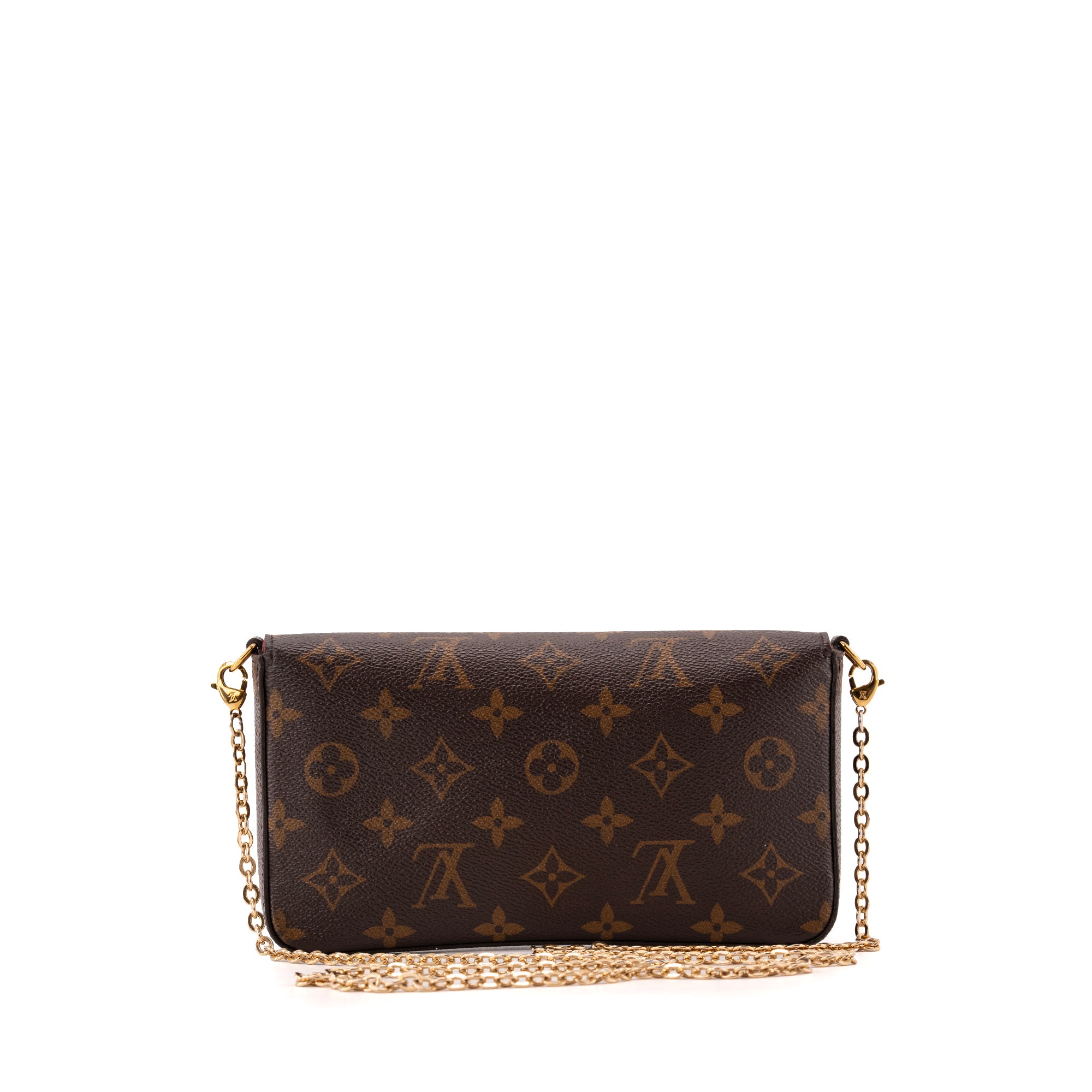 LOUIS VUITTON - Pochette Félicie Louis Vuitton en toile enduite monogrammée