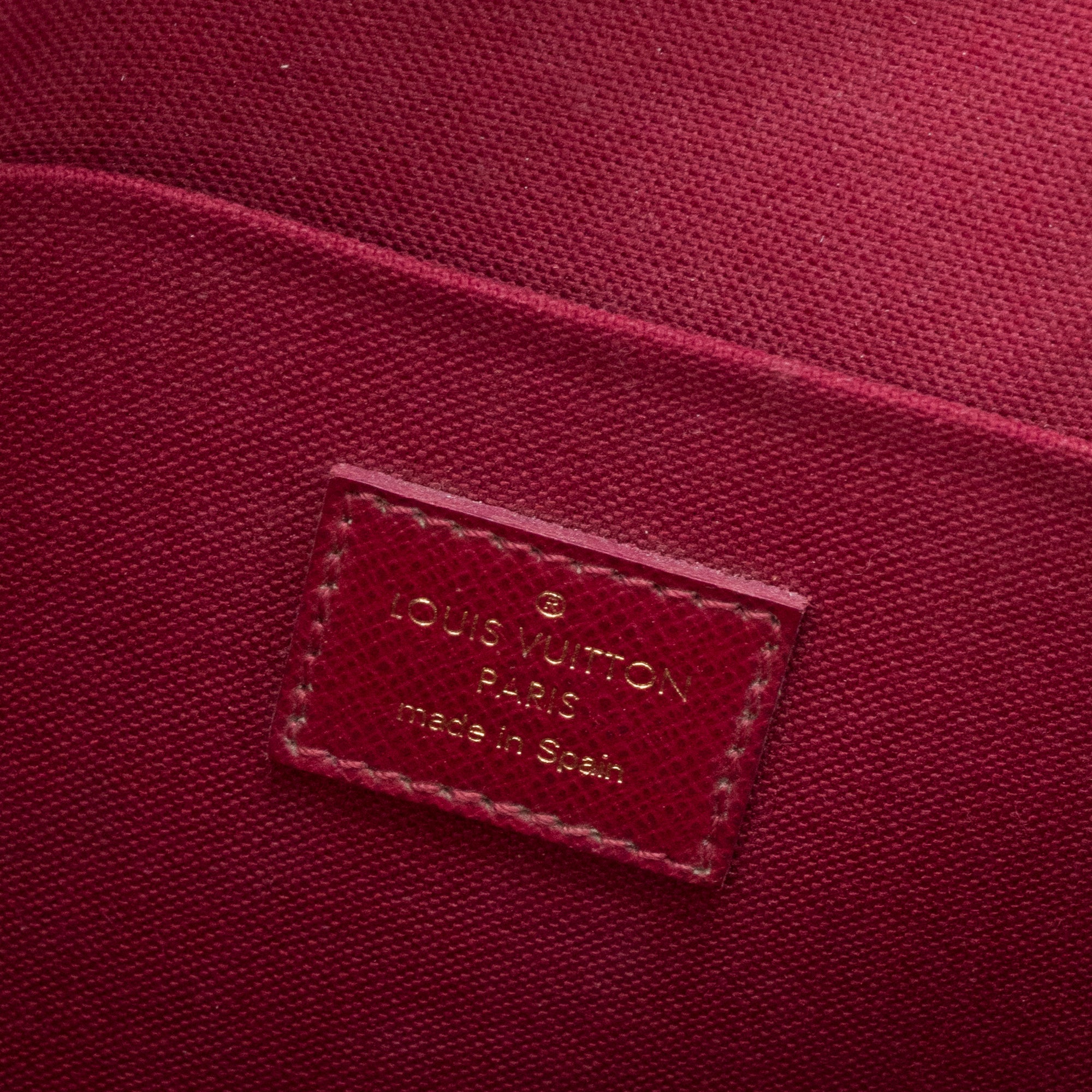 LOUIS VUITTON - Pochette Félicie Louis Vuitton en toile enduite monogrammée