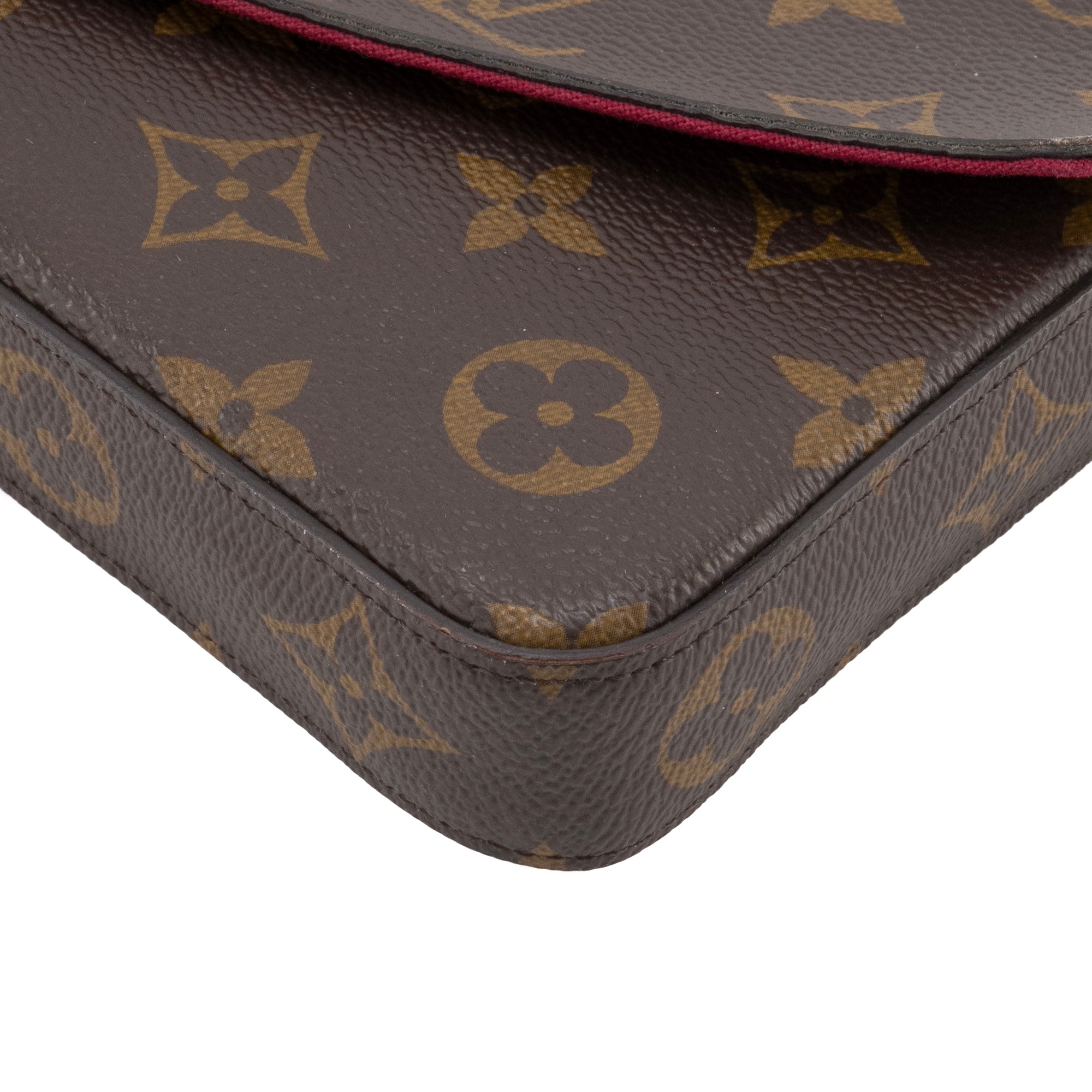 LOUIS VUITTON - Pochette Félicie Louis Vuitton en toile enduite monogrammée