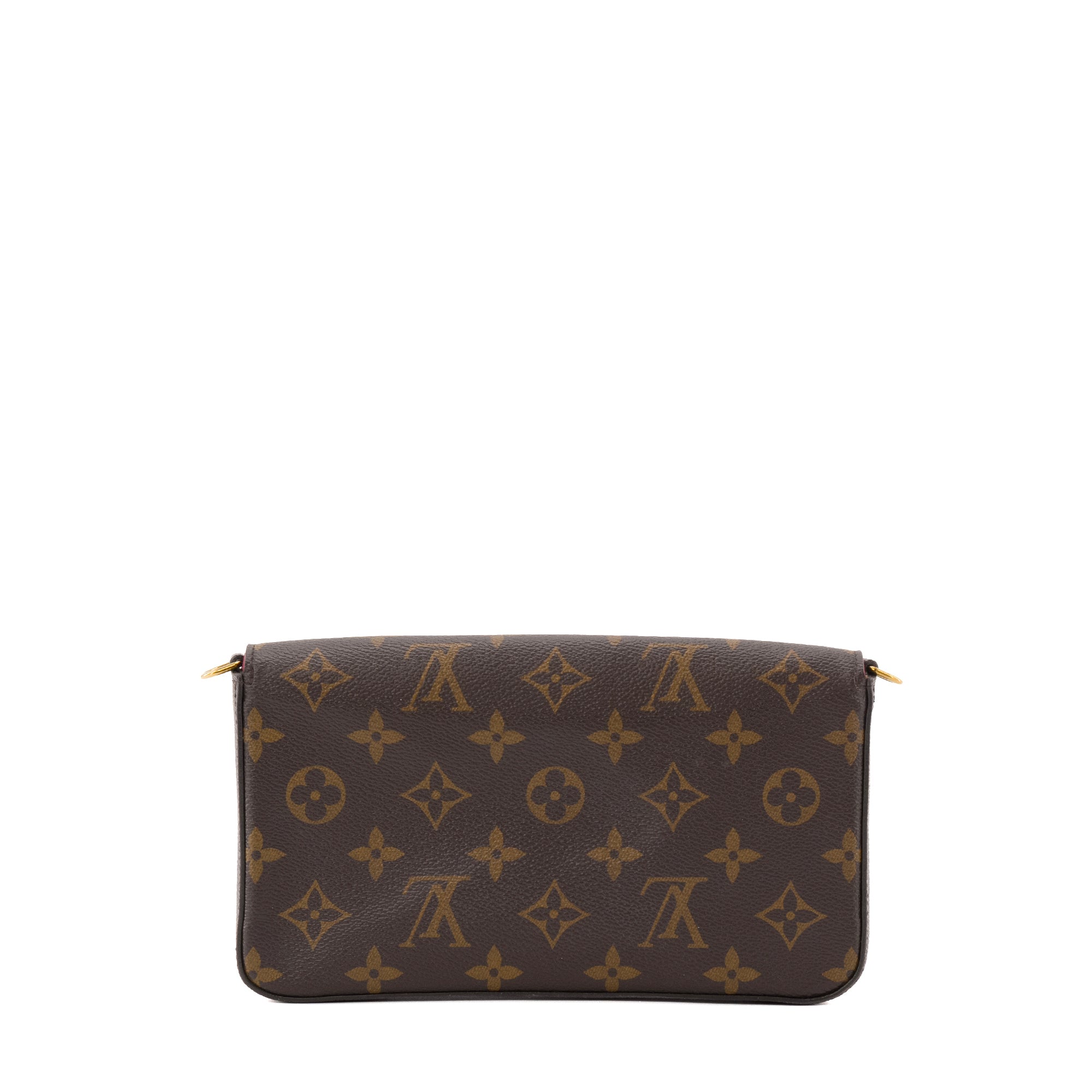LOUIS VUITTON - Pochette Félicie Louis Vuitton en toile enduite monogrammée