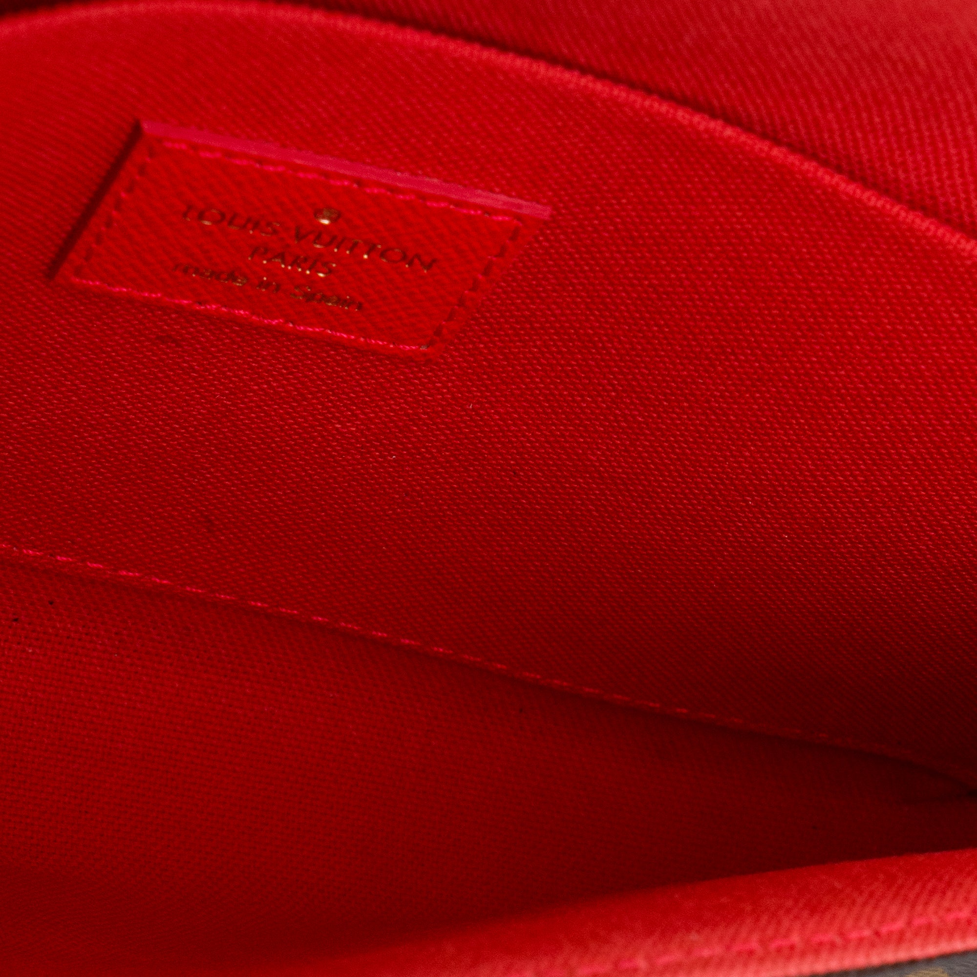 LOUIS VUITTON - Pochette Félicie Vivienne Louis Vuitton en toile enduite monogrammée édition limitée