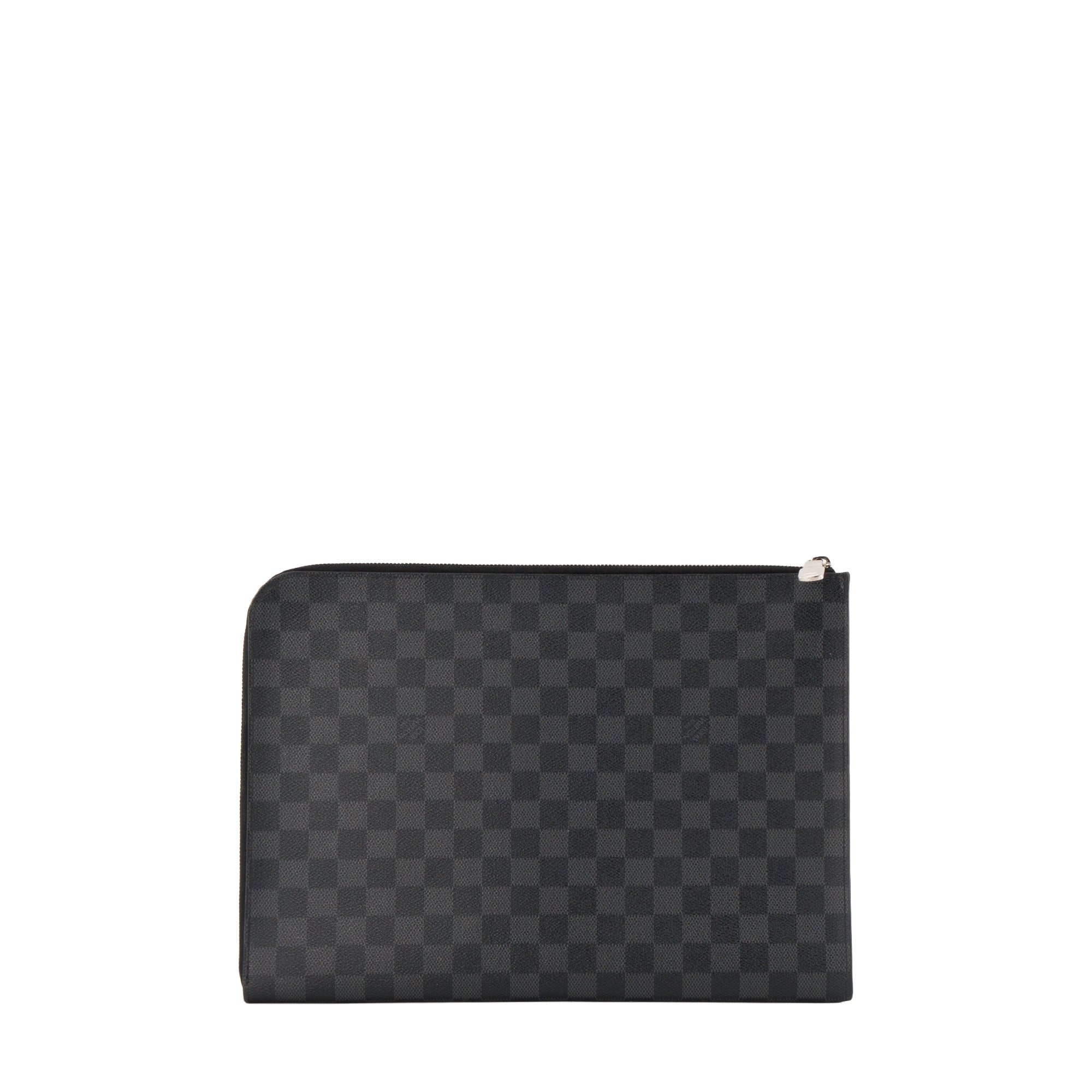 LOUIS VUITTON - Pochette Jour Louis Vuitton en toile enduite damier graphite