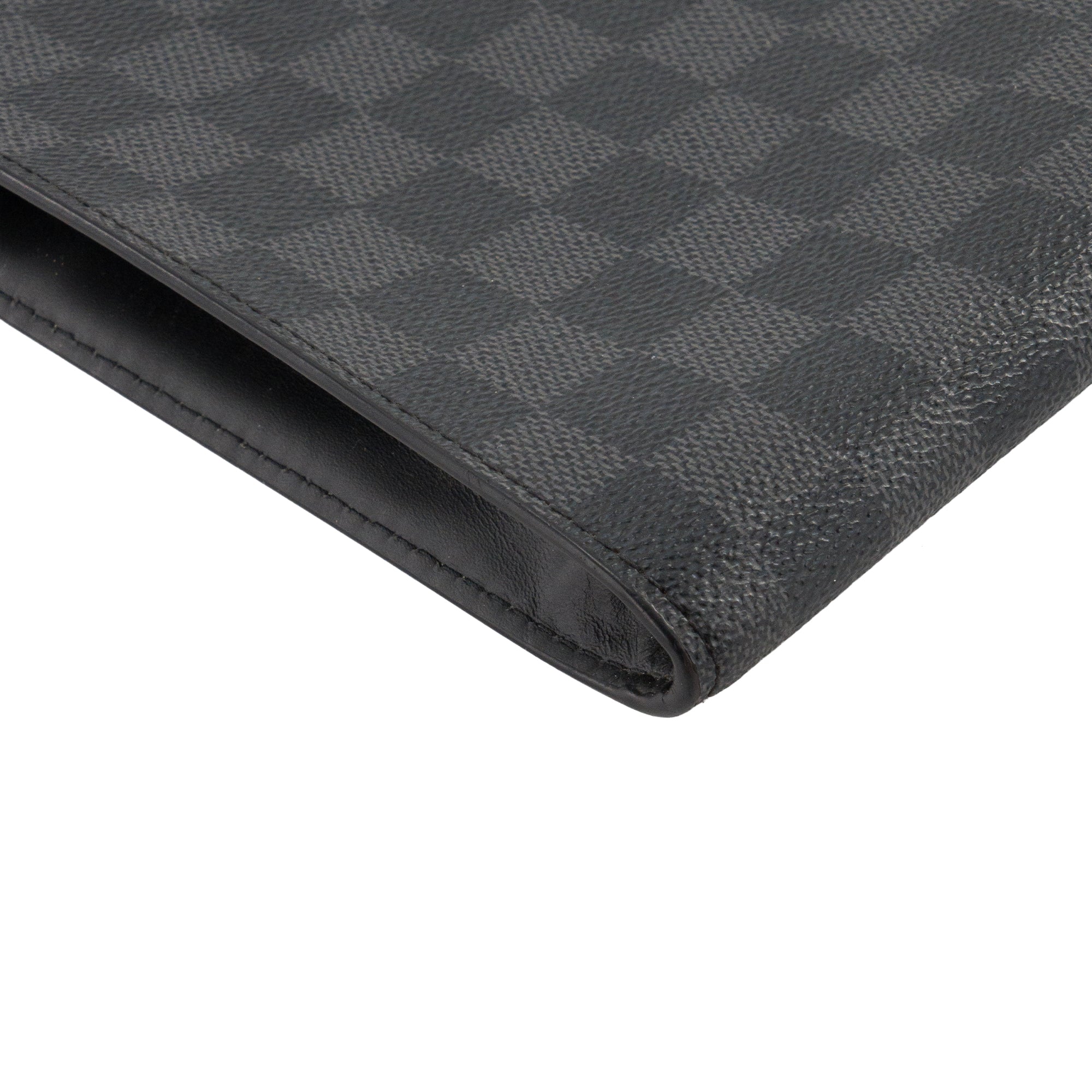 LOUIS VUITTON - Pochette Jour Louis Vuitton en toile enduite damier graphite