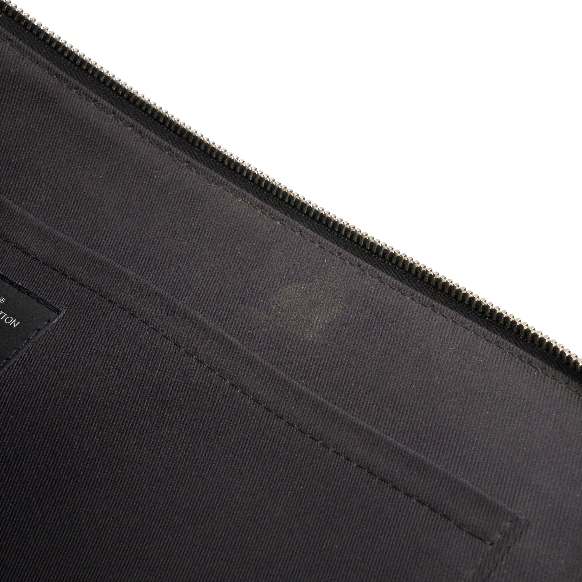 LOUIS VUITTON - Pochette Jour Louis Vuitton en toile enduite damier graphite
