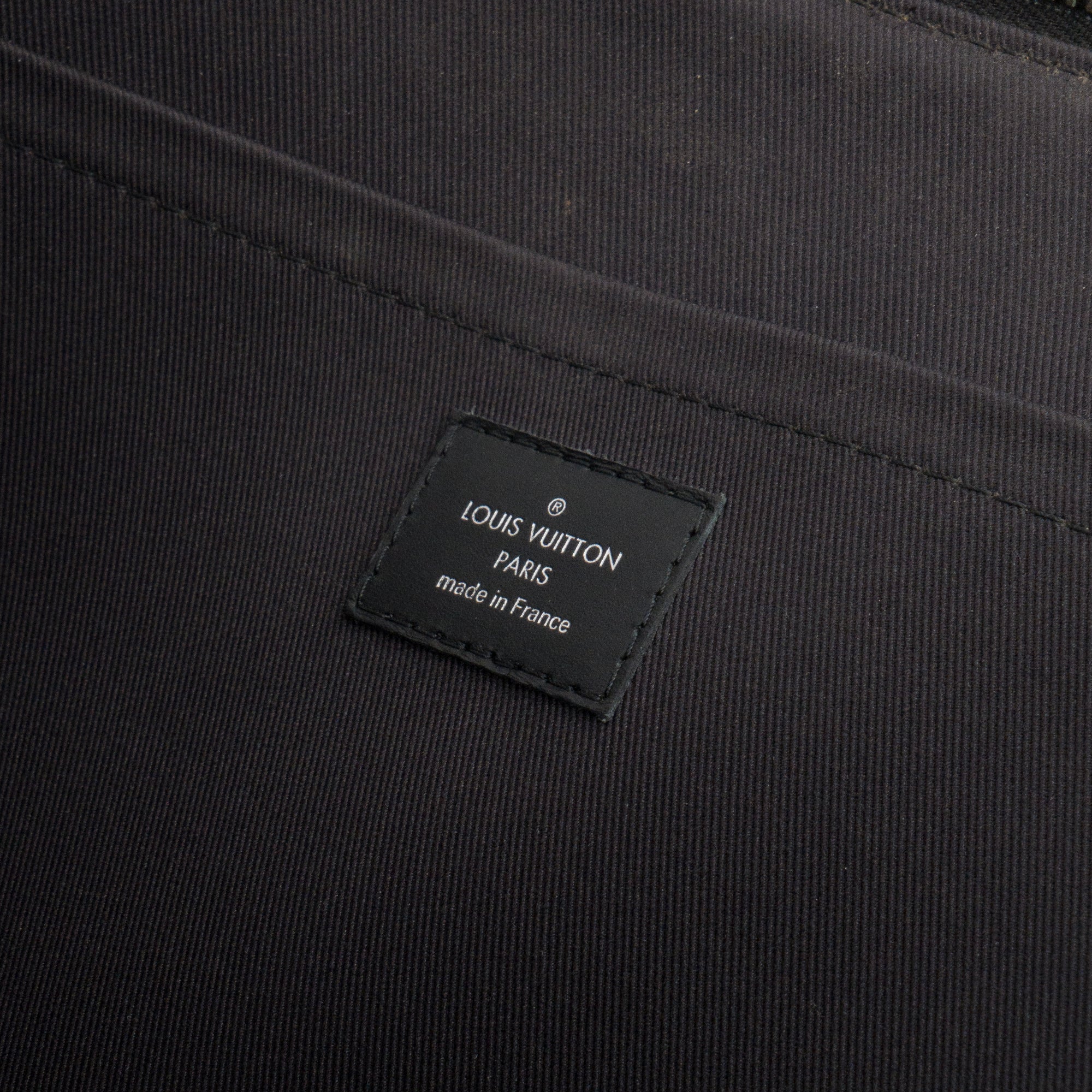 LOUIS VUITTON - Pochette Jour Louis Vuitton en toile enduite damier graphite