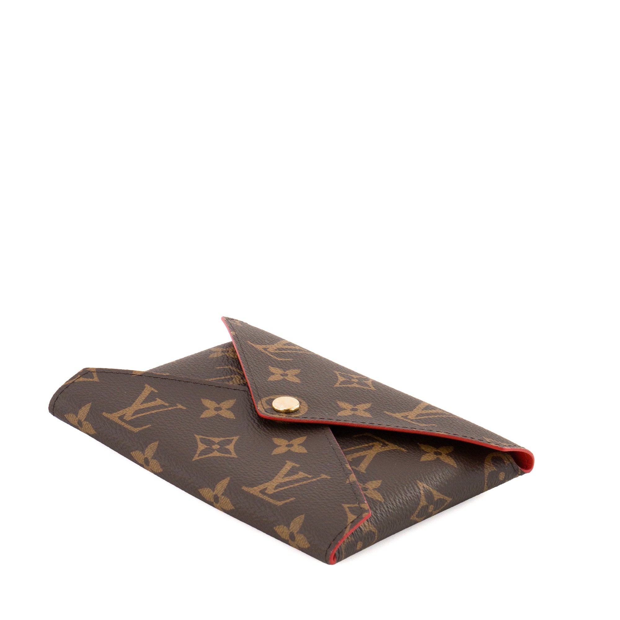 LOUIS VUITTON - Pochette Kirigami MM Louis Vuitton en toile enduite monogrammée