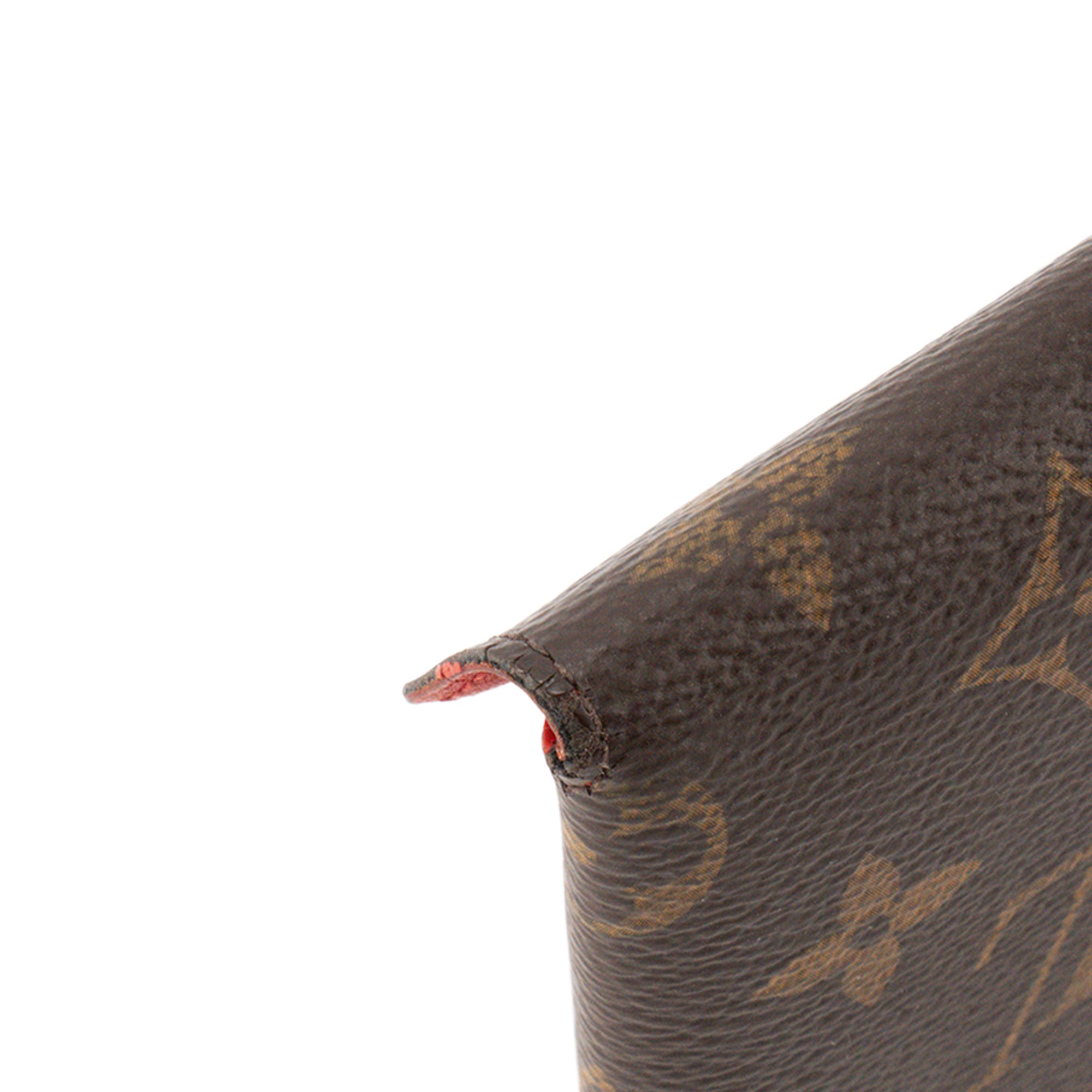 LOUIS VUITTON - Pochette Kirigami MM Louis Vuitton en toile enduite monogrammée