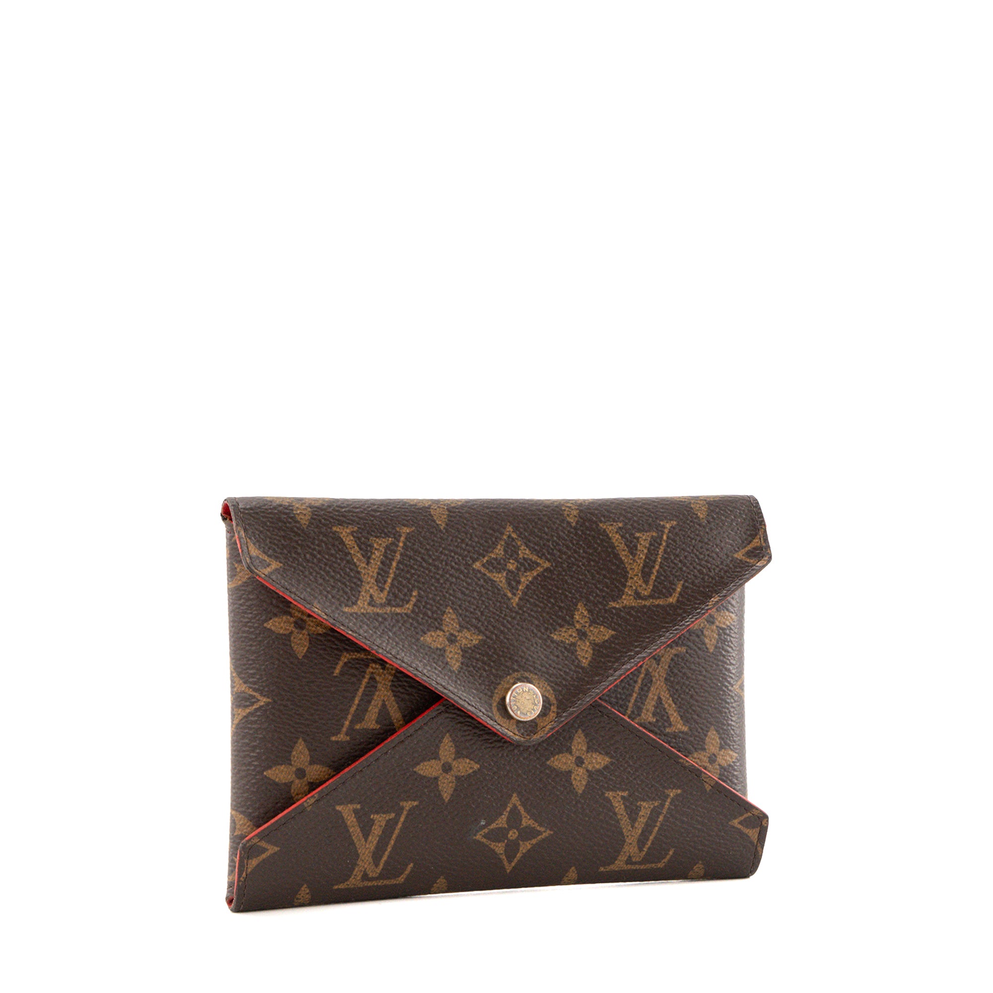 LOUIS VUITTON - Pochette Kirigami MM Louis Vuitton en toile enduite monogrammée