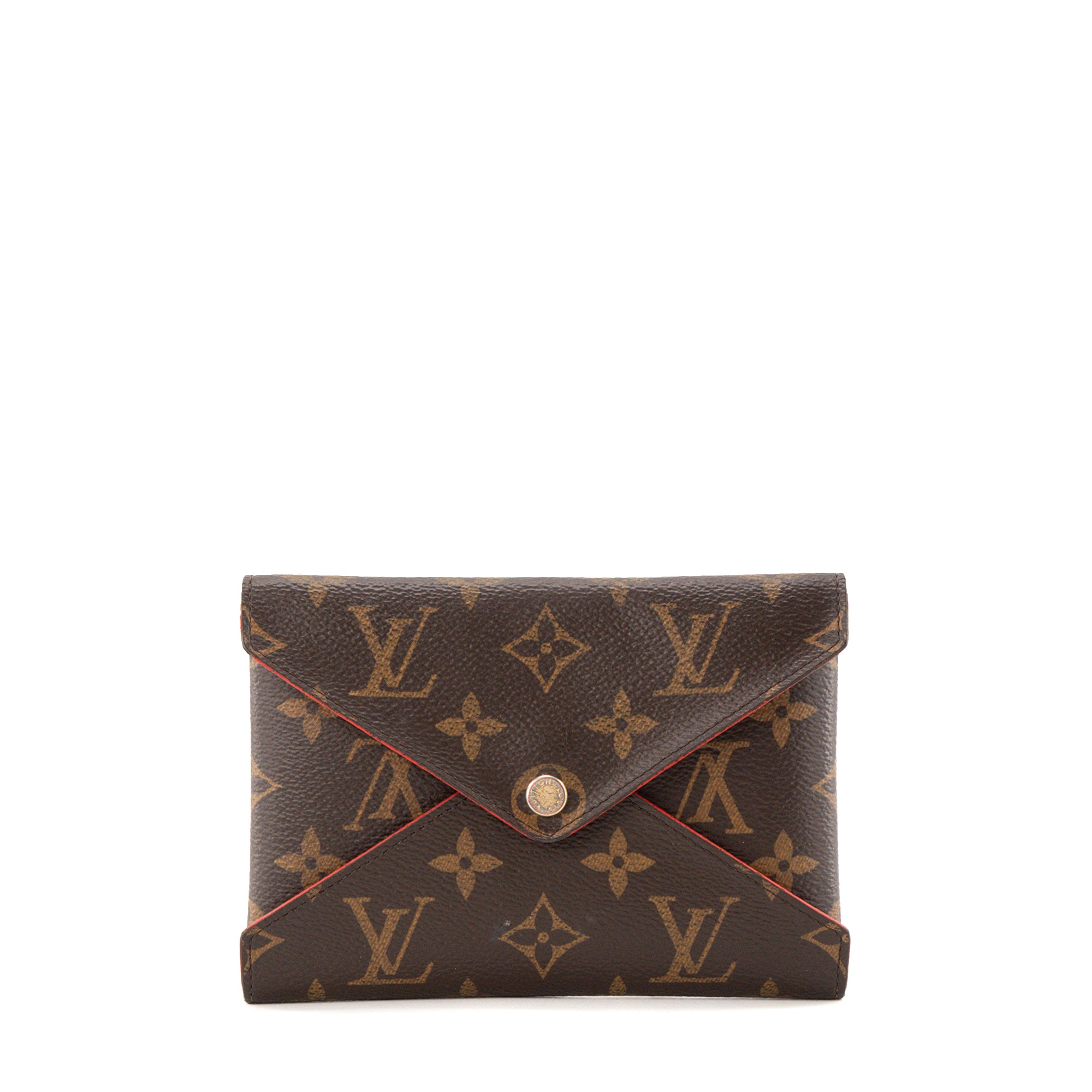LOUIS VUITTON - Pochette Kirigami MM Louis Vuitton en toile enduite monogrammée