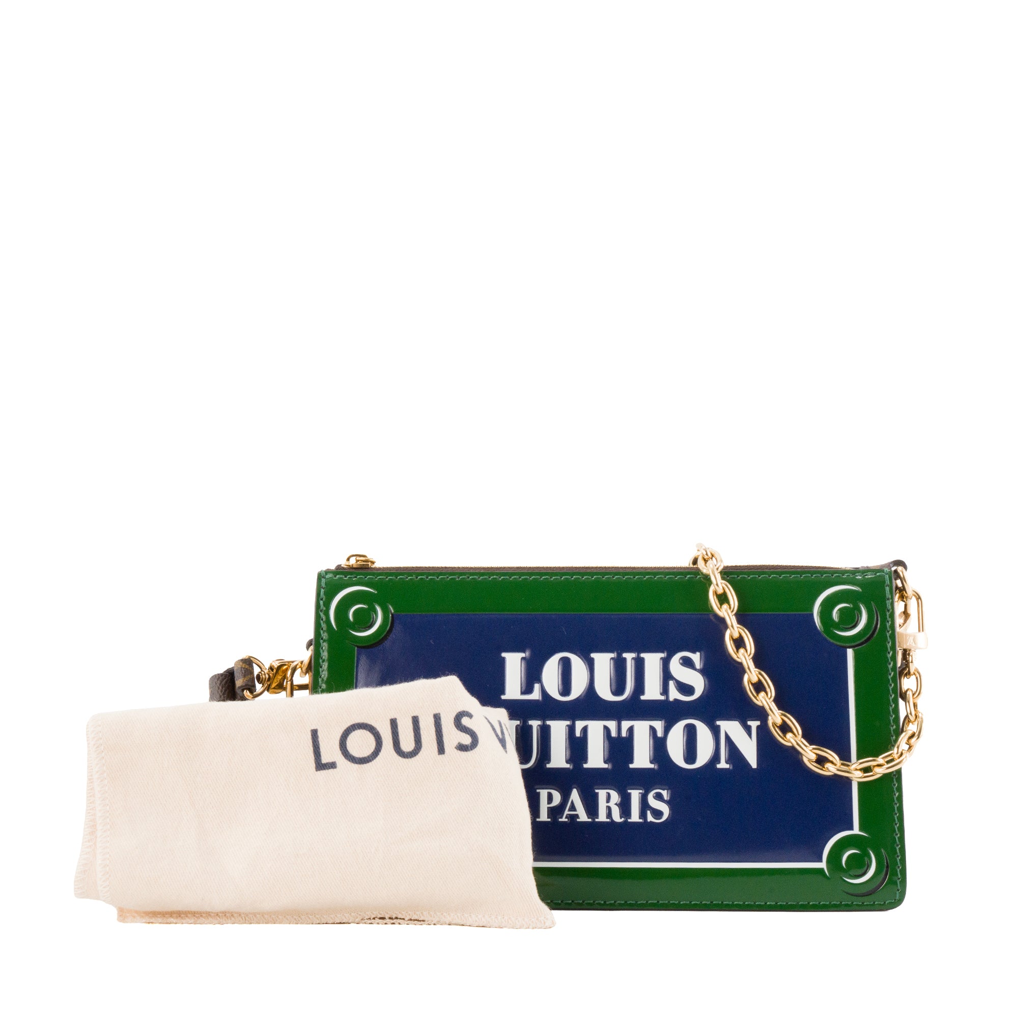 LOUIS VUITTON - Pochette Lexington Louis Vuitton en cuir et toile enduite monogrammée édition limitée