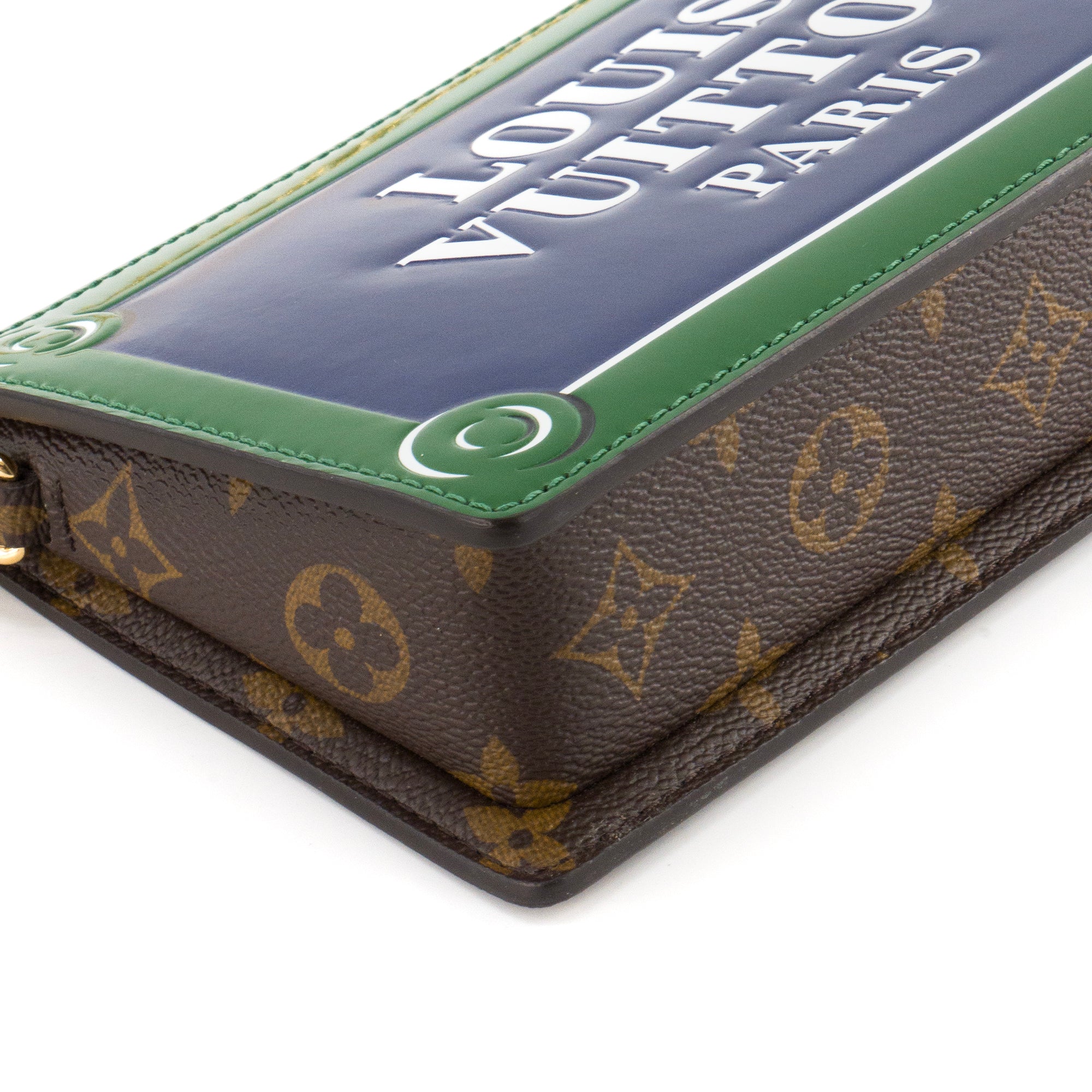 LOUIS VUITTON - Pochette Lexington Louis Vuitton en cuir et toile enduite monogrammée édition limitée