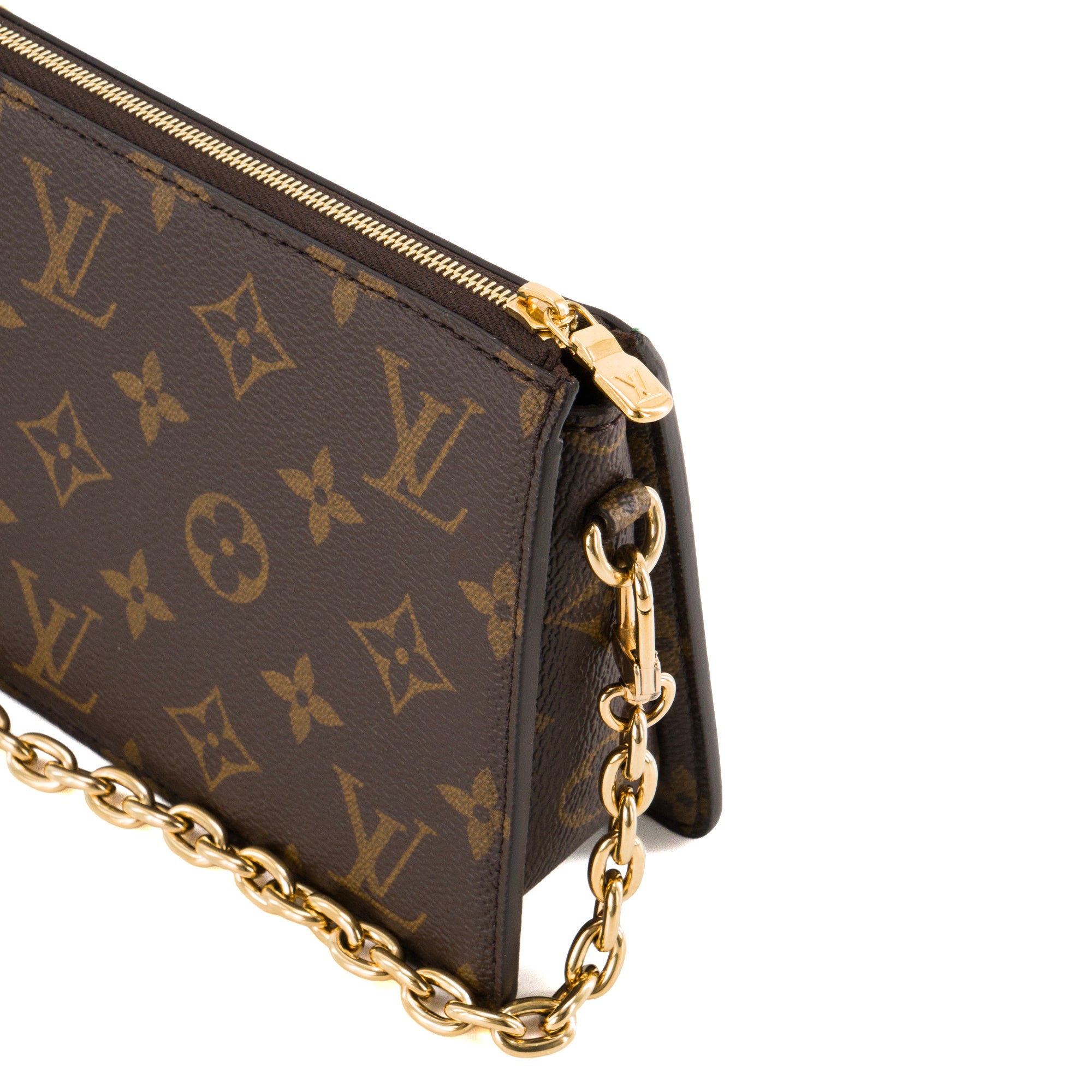 LOUIS VUITTON - Pochette Lexington Louis Vuitton en cuir et toile enduite monogrammée édition limitée