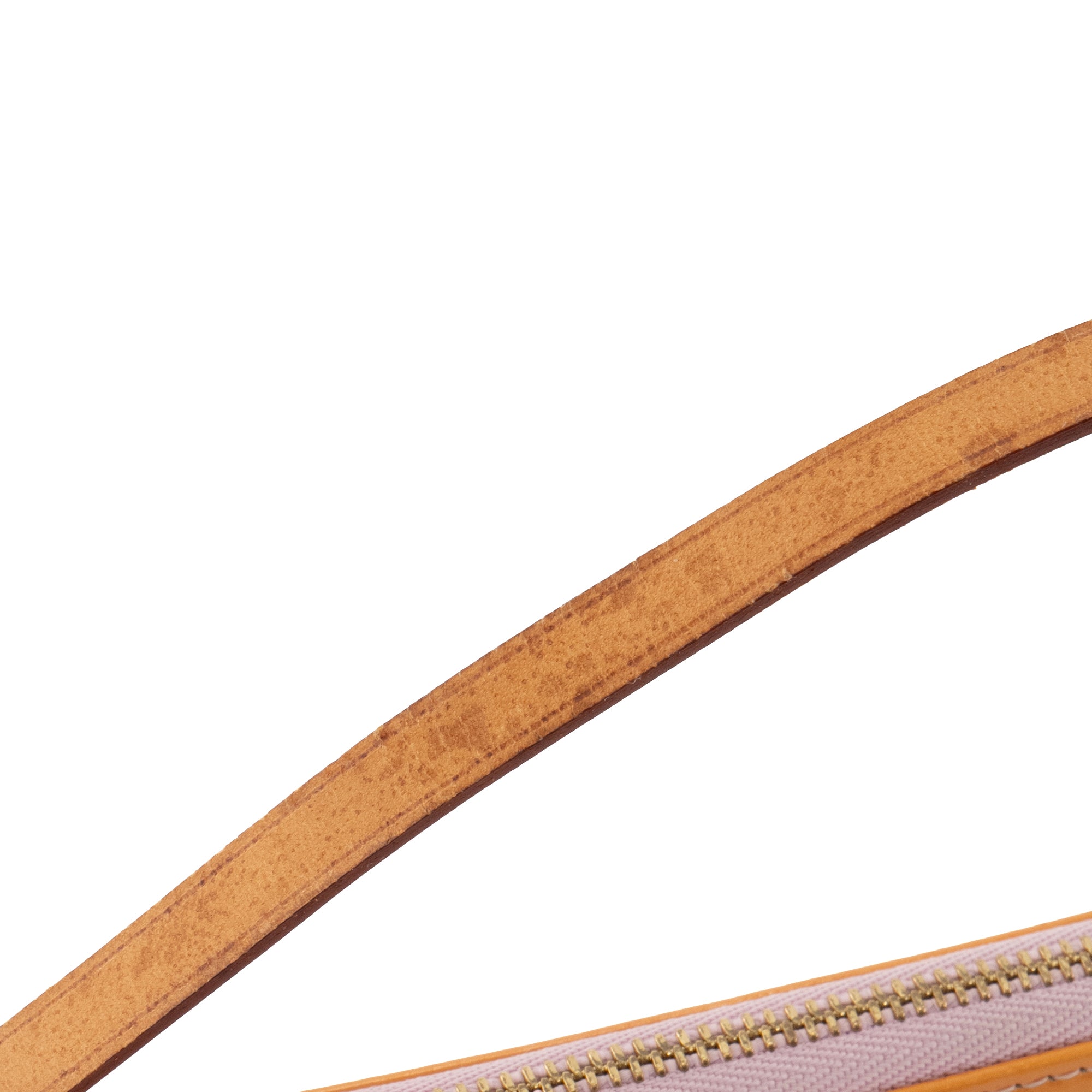 LOUIS VUITTON - Pochette Lexington Louis Vuitton en cuir verni orange