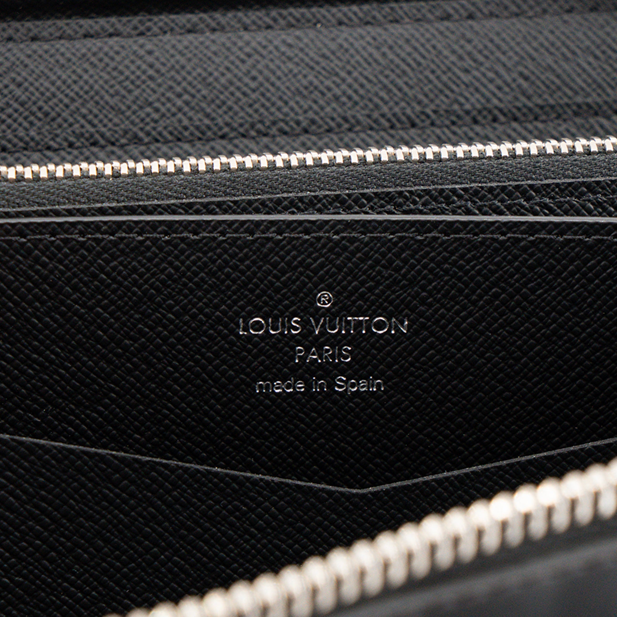 LOUIS VUITTON - Portefeuille Zippy XL Louis Vuitton en toile enduite damier graphite