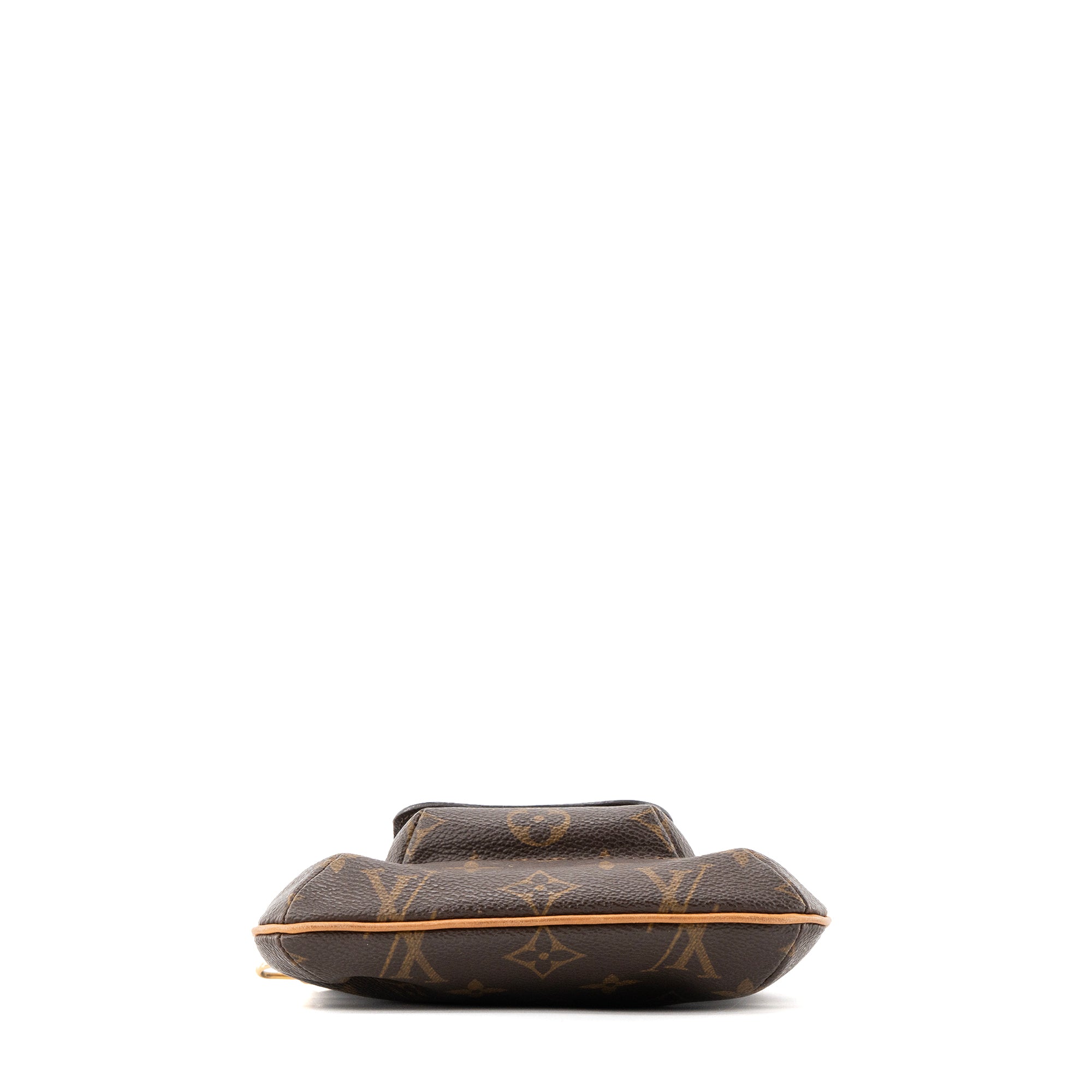 LOUIS VUITTON - Pochette Partition Louis Vuitton en toile enduite monogrammée marron vintage