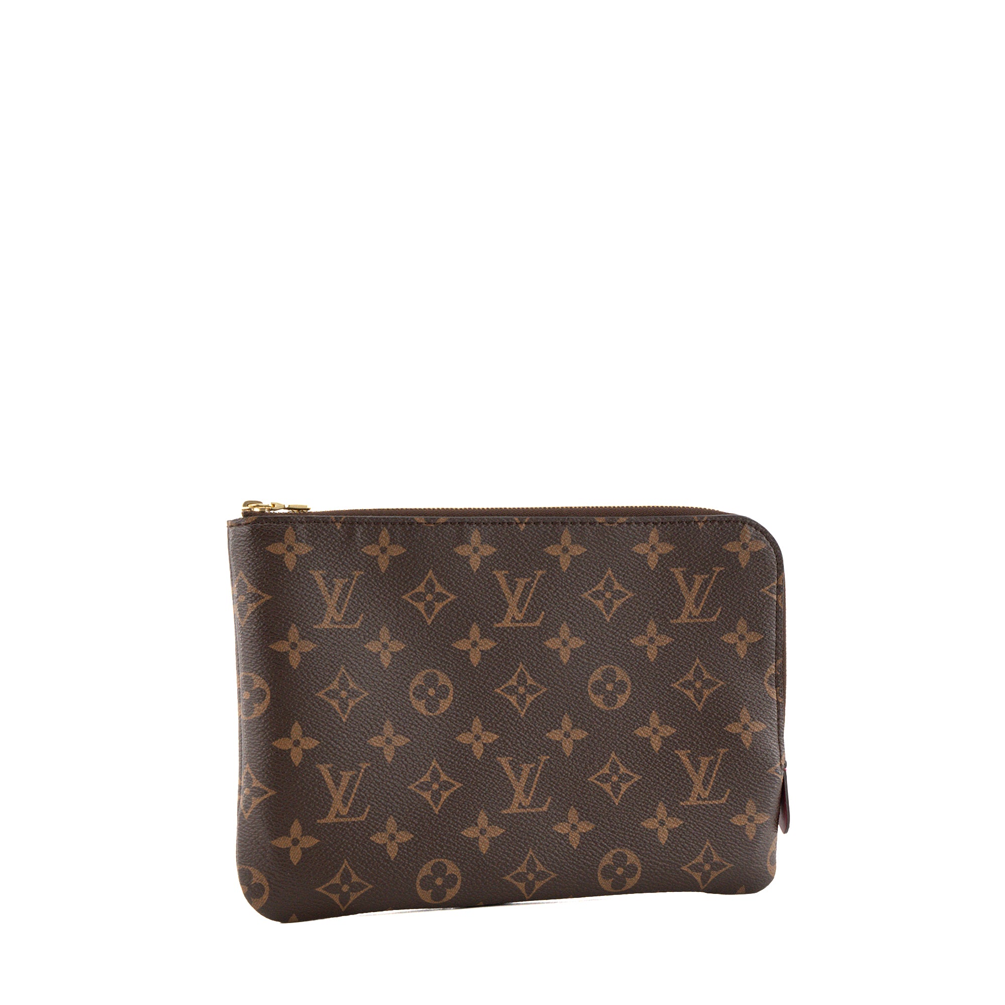 LOUIS VUITTON - Pochette Louis Vuitton en toile enduite monogrammée
