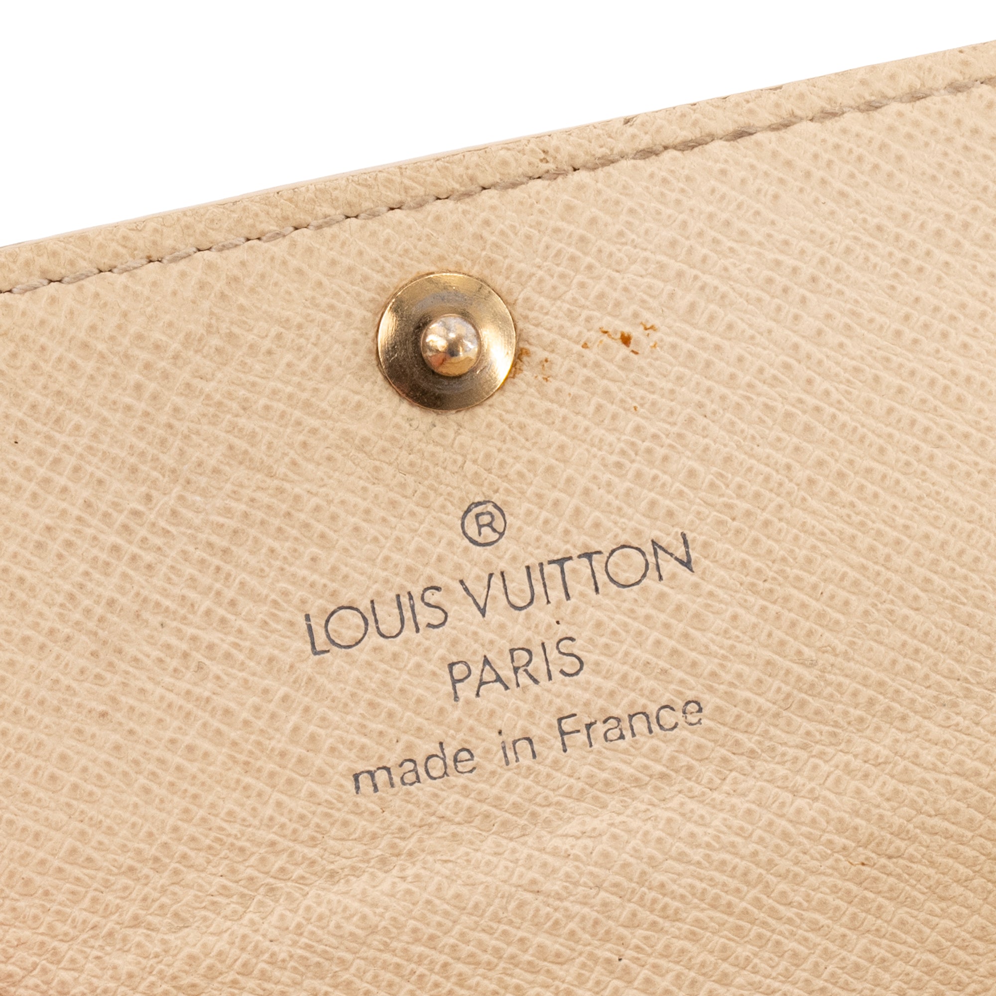 LOUIS VUITTON - Pochette Multiclés Louis Vuitton en toile enduite damier azur