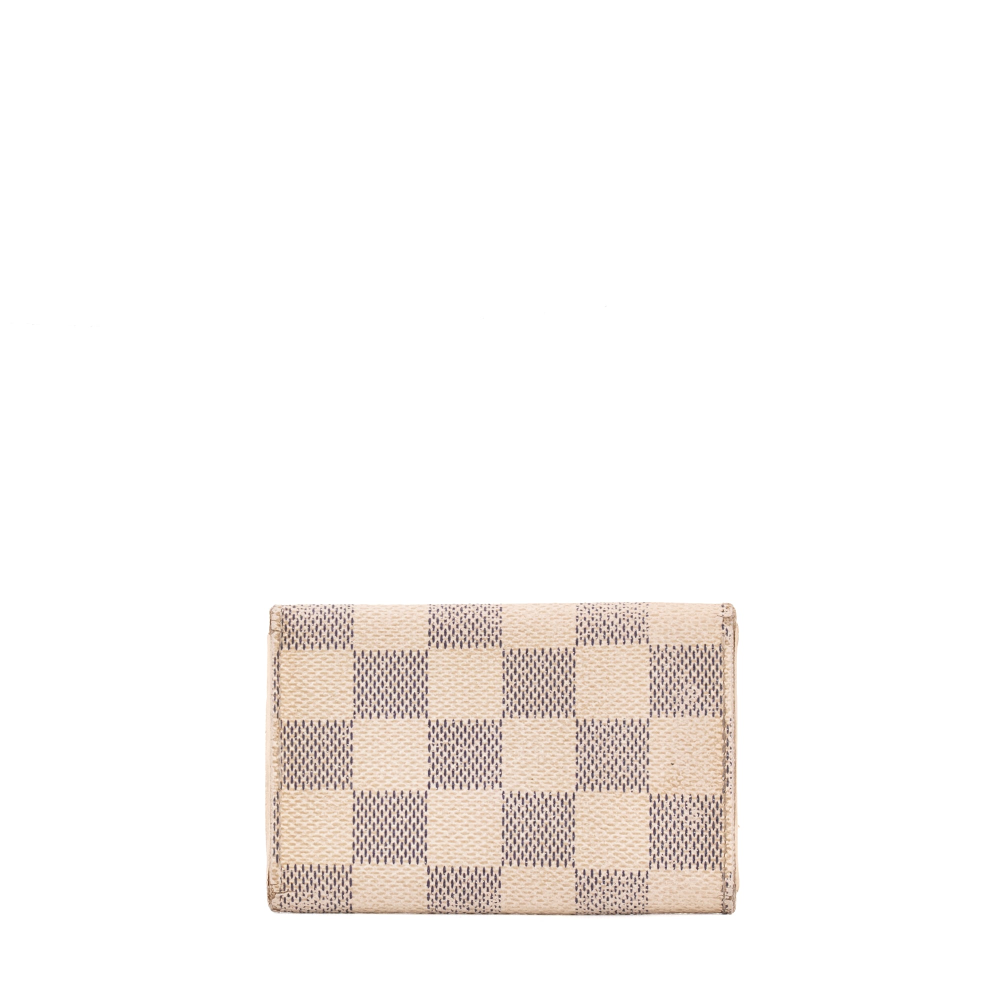 LOUIS VUITTON - Pochette Multiclés Louis Vuitton en toile enduite damier azur