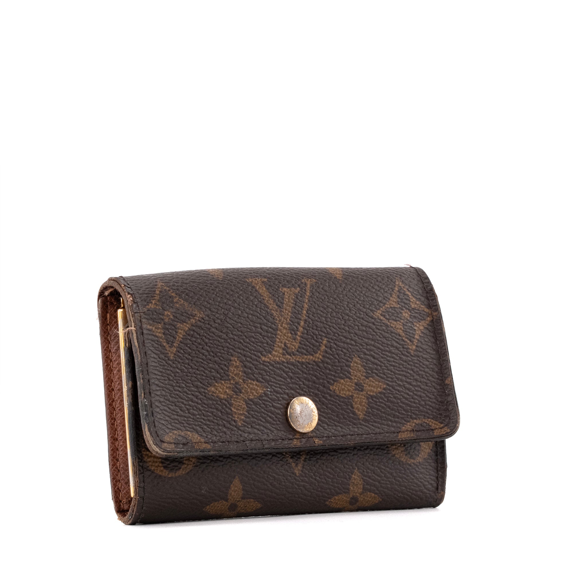 LOUIS VUITTON - Pochette Multiclés Louis Vuitton en toile enduite monogrammée