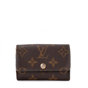 LOUIS VUITTON - Pochette Multiclés Louis Vuitton en toile enduite monogrammée