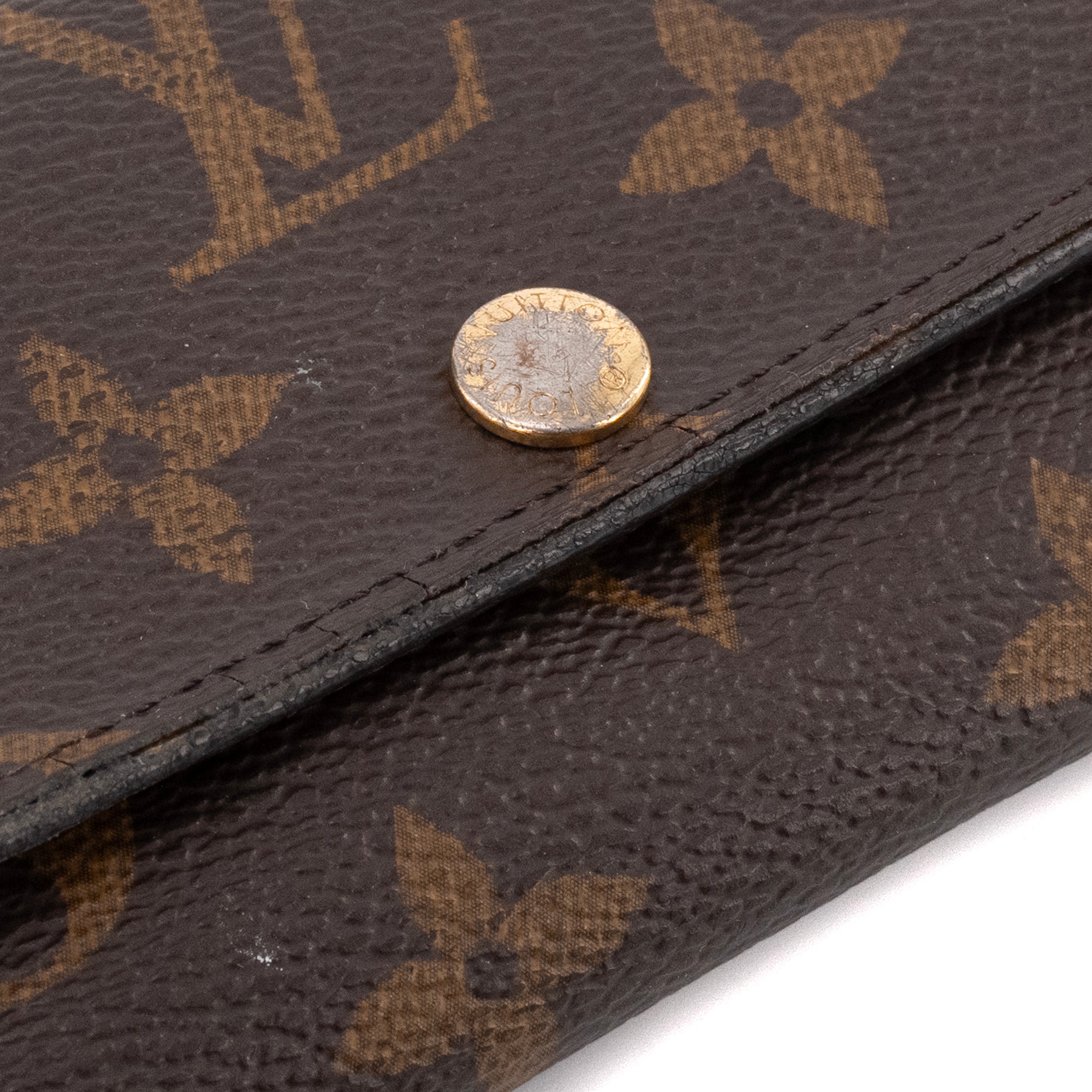 LOUIS VUITTON - Pochette Multiclés Louis Vuitton en toile enduite monogrammée