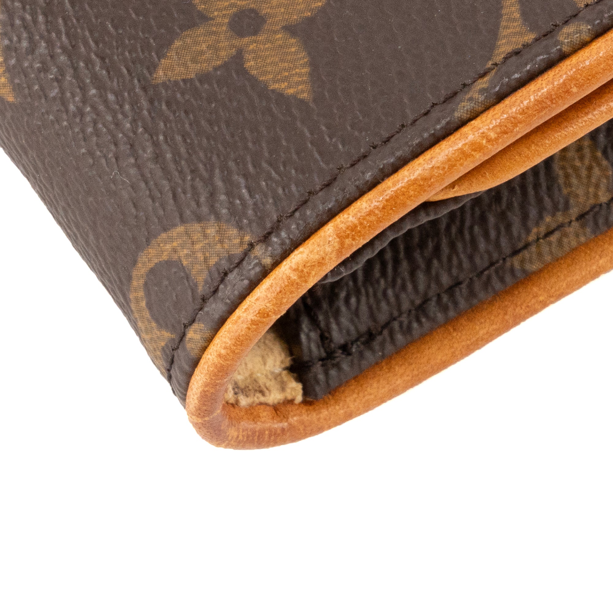 LOUIS VUITTON - Sac à bandoulière Pochette Twin Louis Vuitton en toile enduite monogrammée vintage