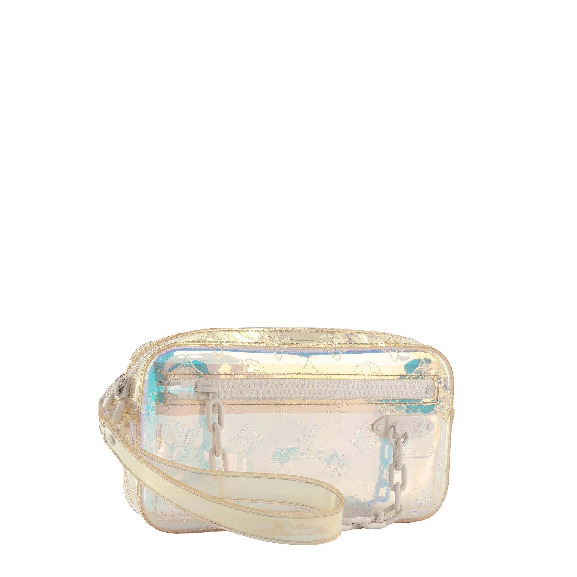 LOUIS VUITTON - Pochette Volga Prism Louis Vuitton en pvc iridescent édition limitée