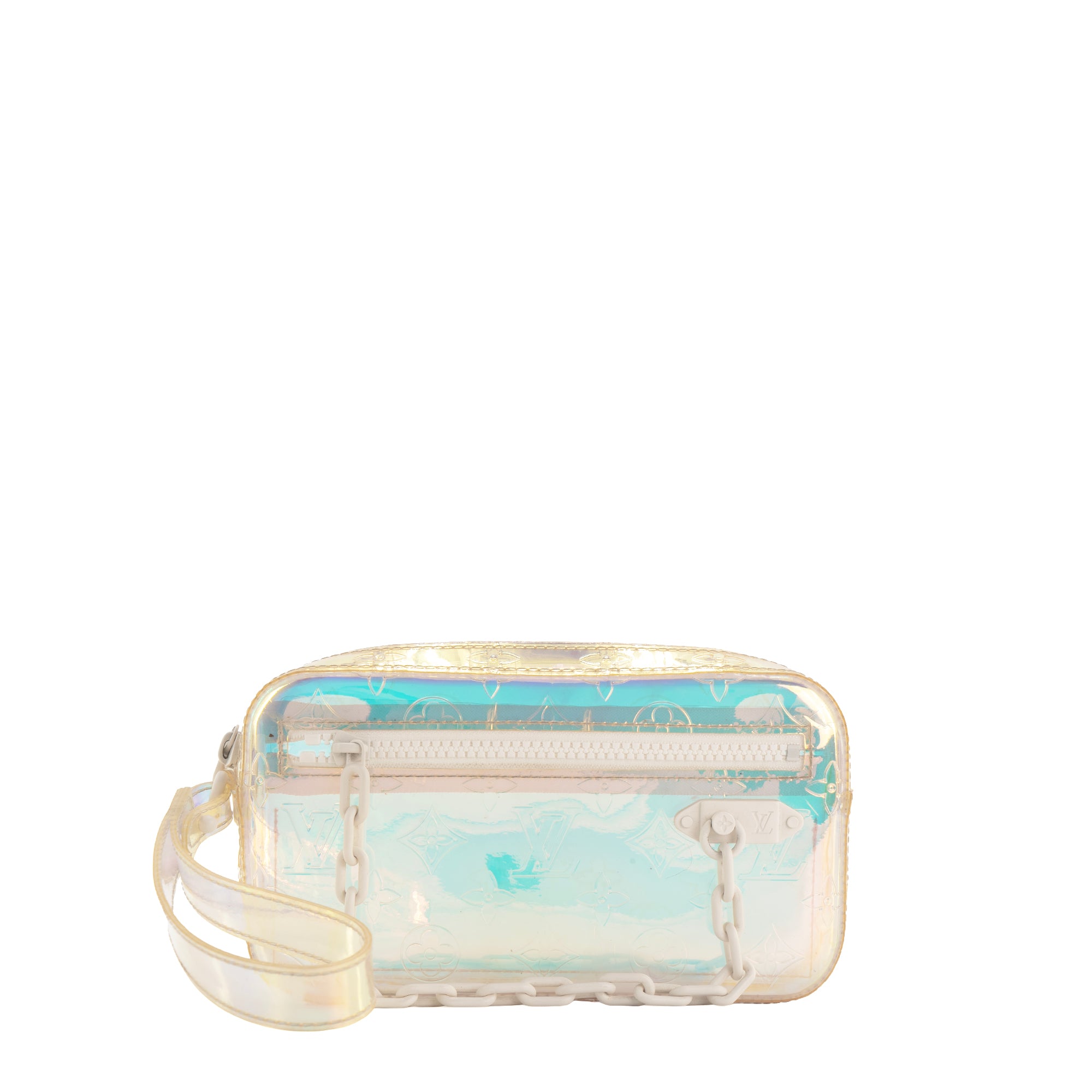 LOUIS VUITTON - Pochette Volga Prism Louis Vuitton en pvc iridescent édition limitée