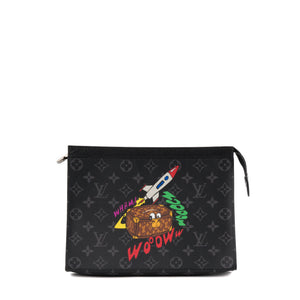 LOUIS VUITTON - Pochette Voyage 26 MM Louis Vuitton en toile enduite eclipse édition limitée