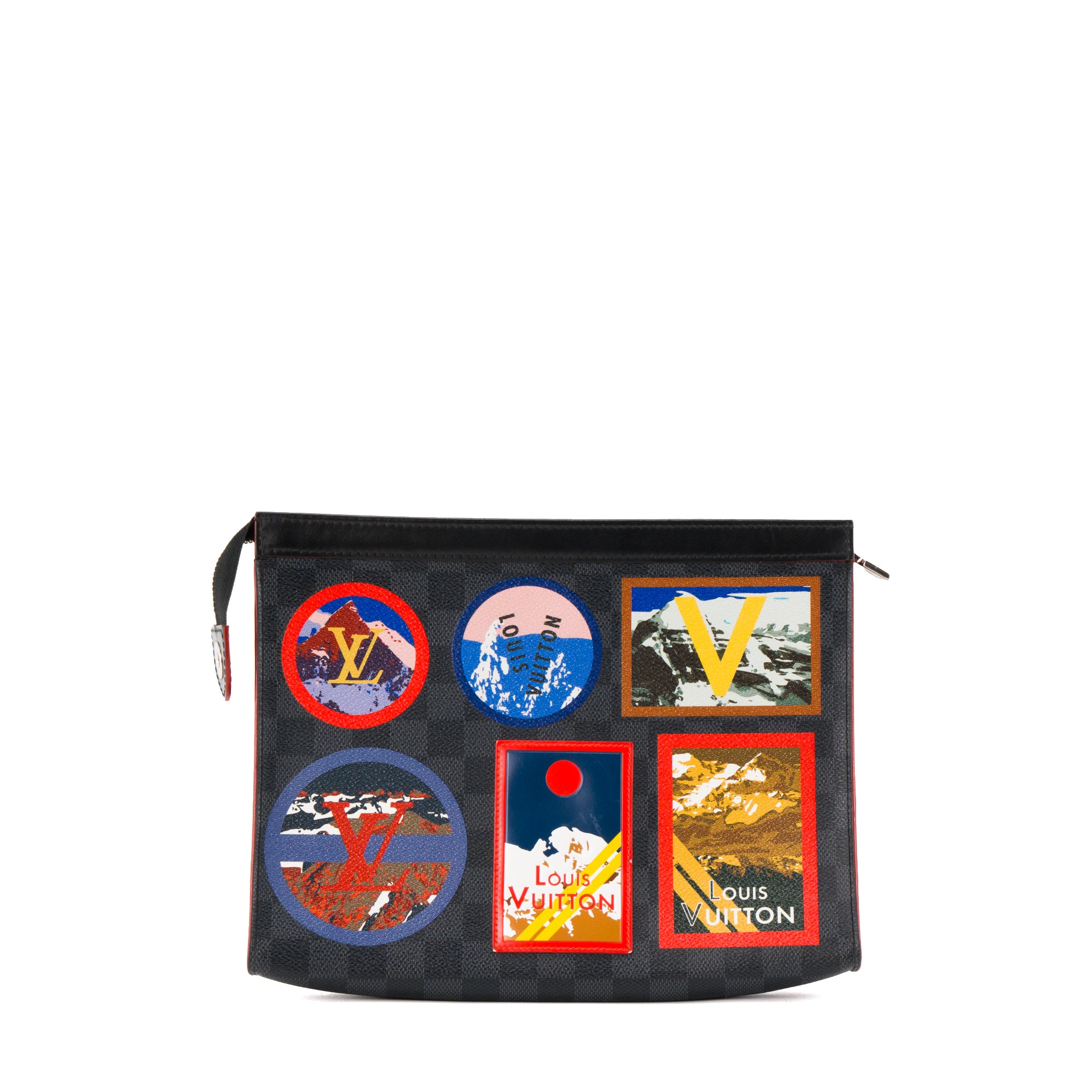 LOUIS VUITTON - Pochette Voyage MM Alps Louis Vuitton en toile damier graphite édition limitée